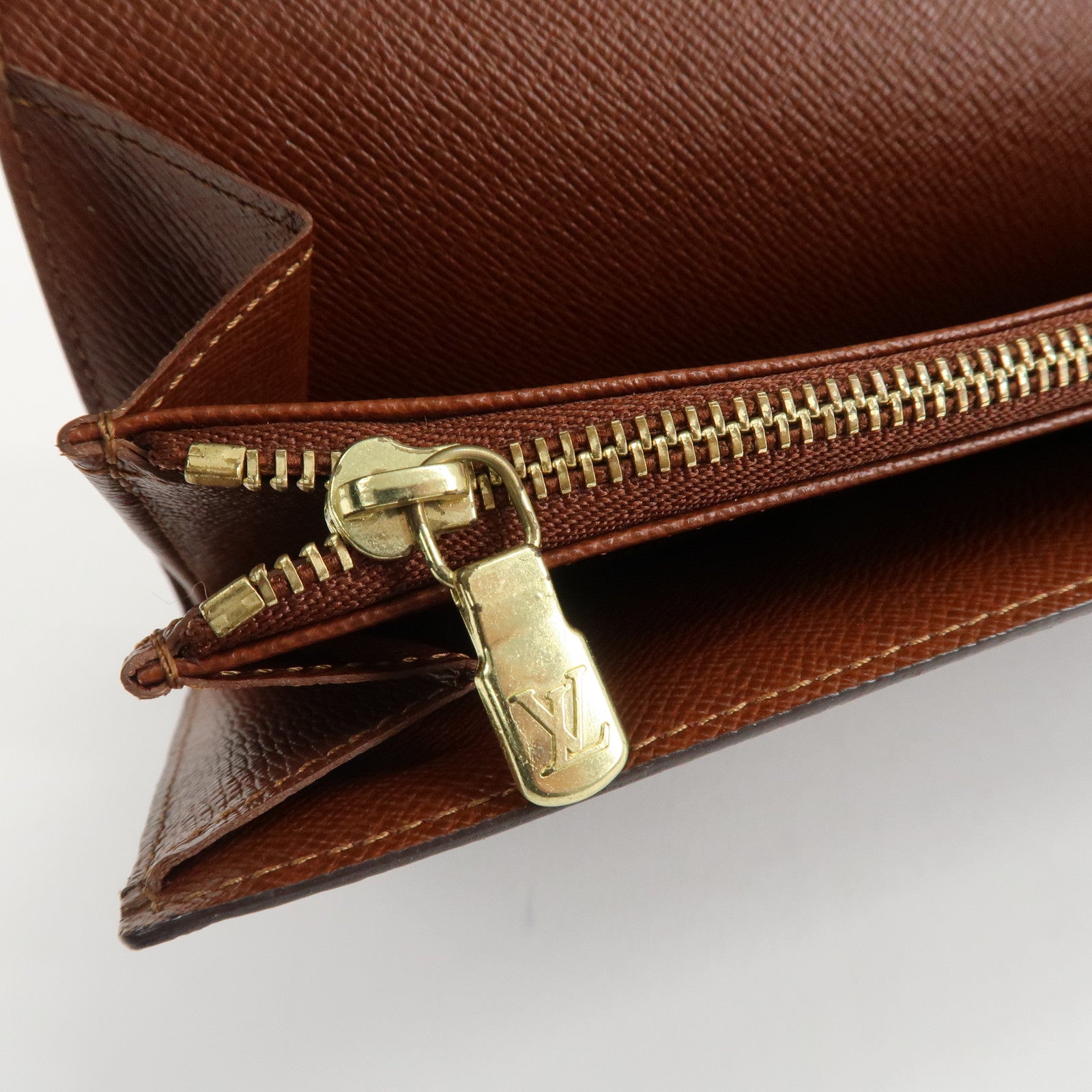 Louis Vuitton Monogram Pochette Porte Monnaie Credit Long Wallet M61725 Used