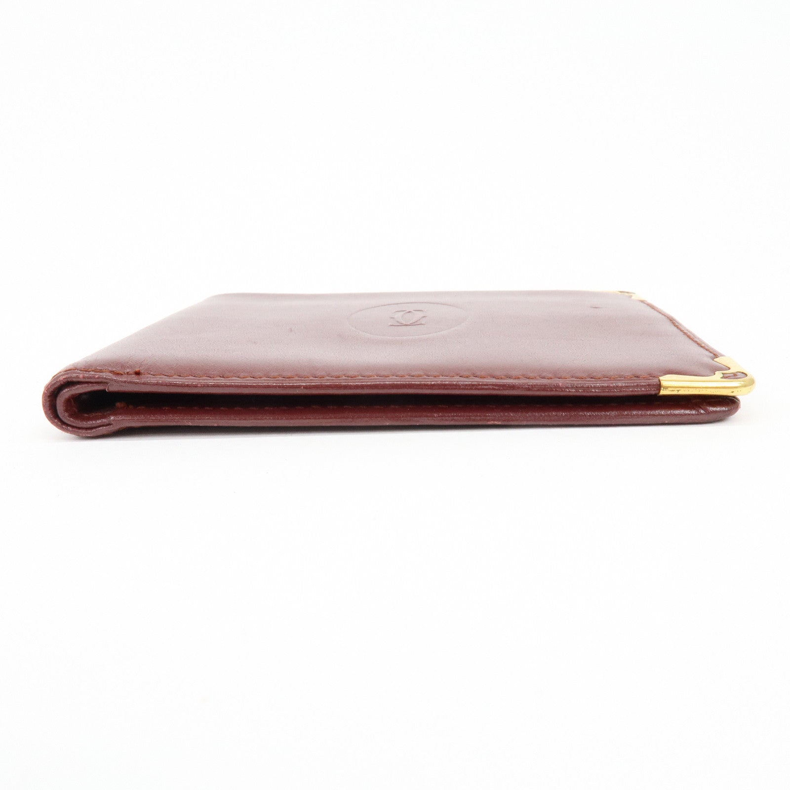 Cartier Must de Cartier Set of 2 Leather Compact Wallet Bordeaux