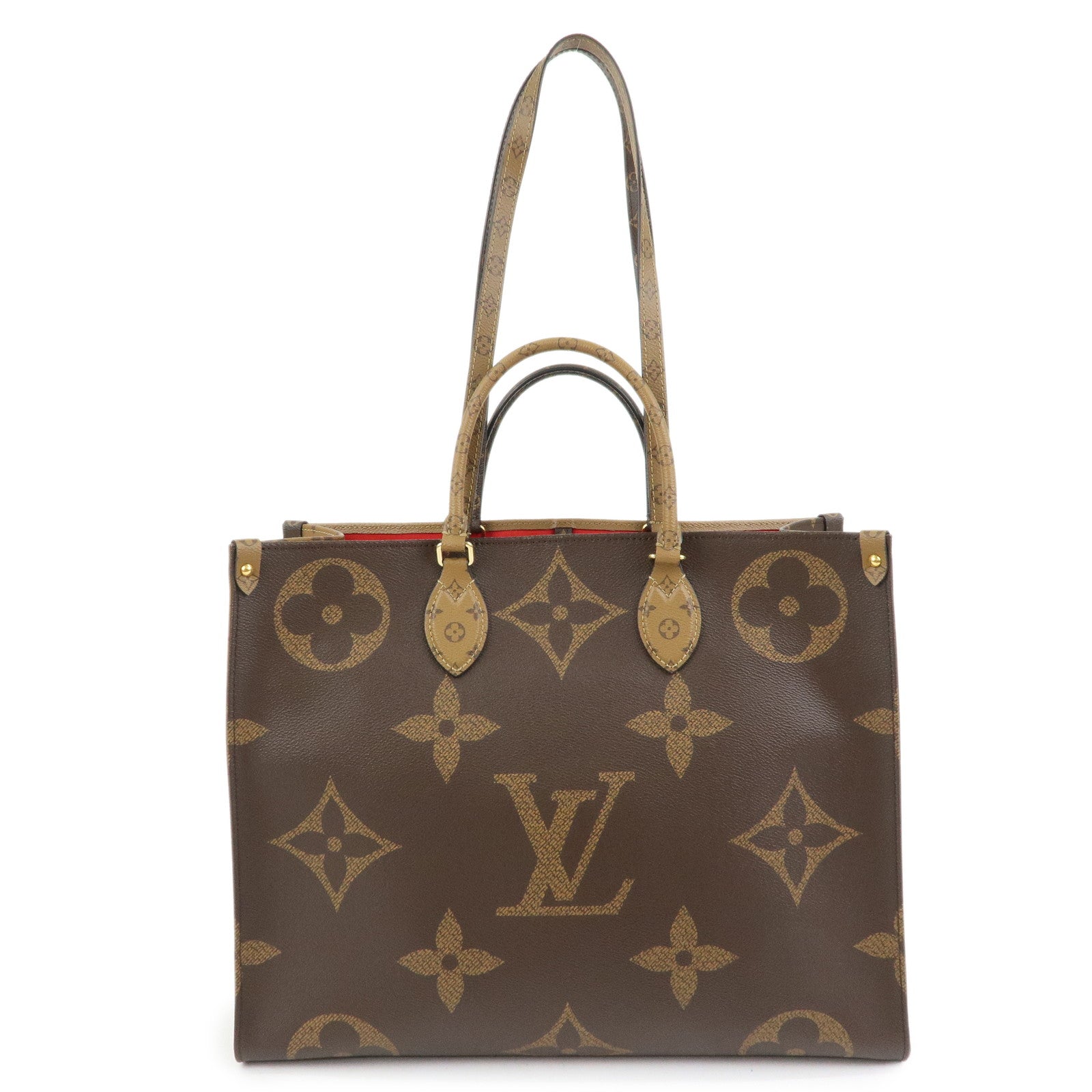 Louis Vuitton Monogram Giant Canvas On The Go MM Hand Bag M44576