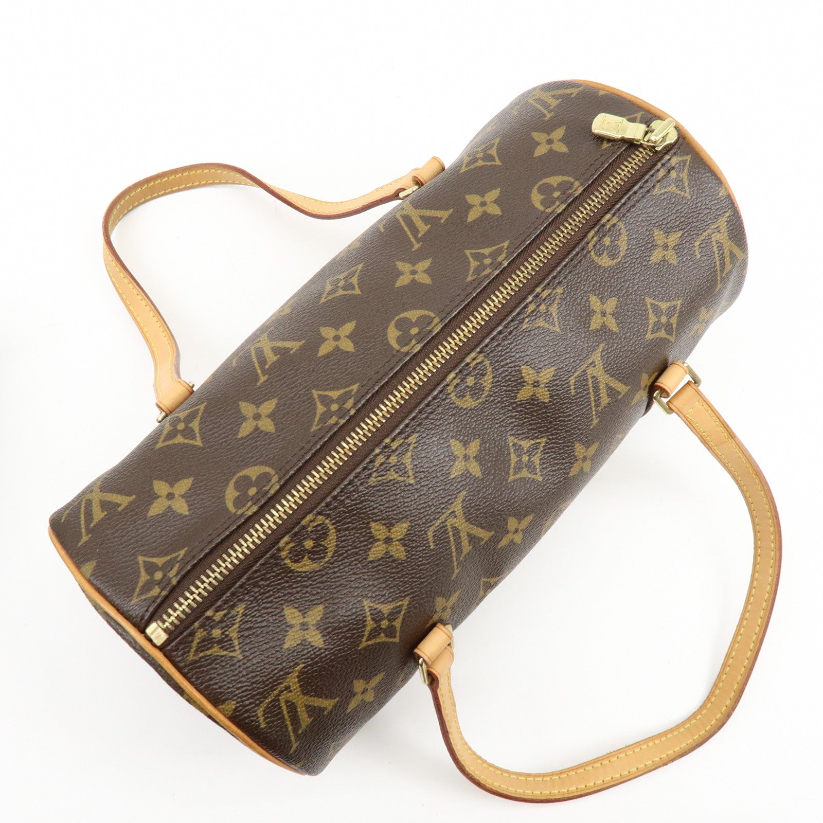 Louis Vuitton Monogram Papillon 26 Hand Bag Brown M51386