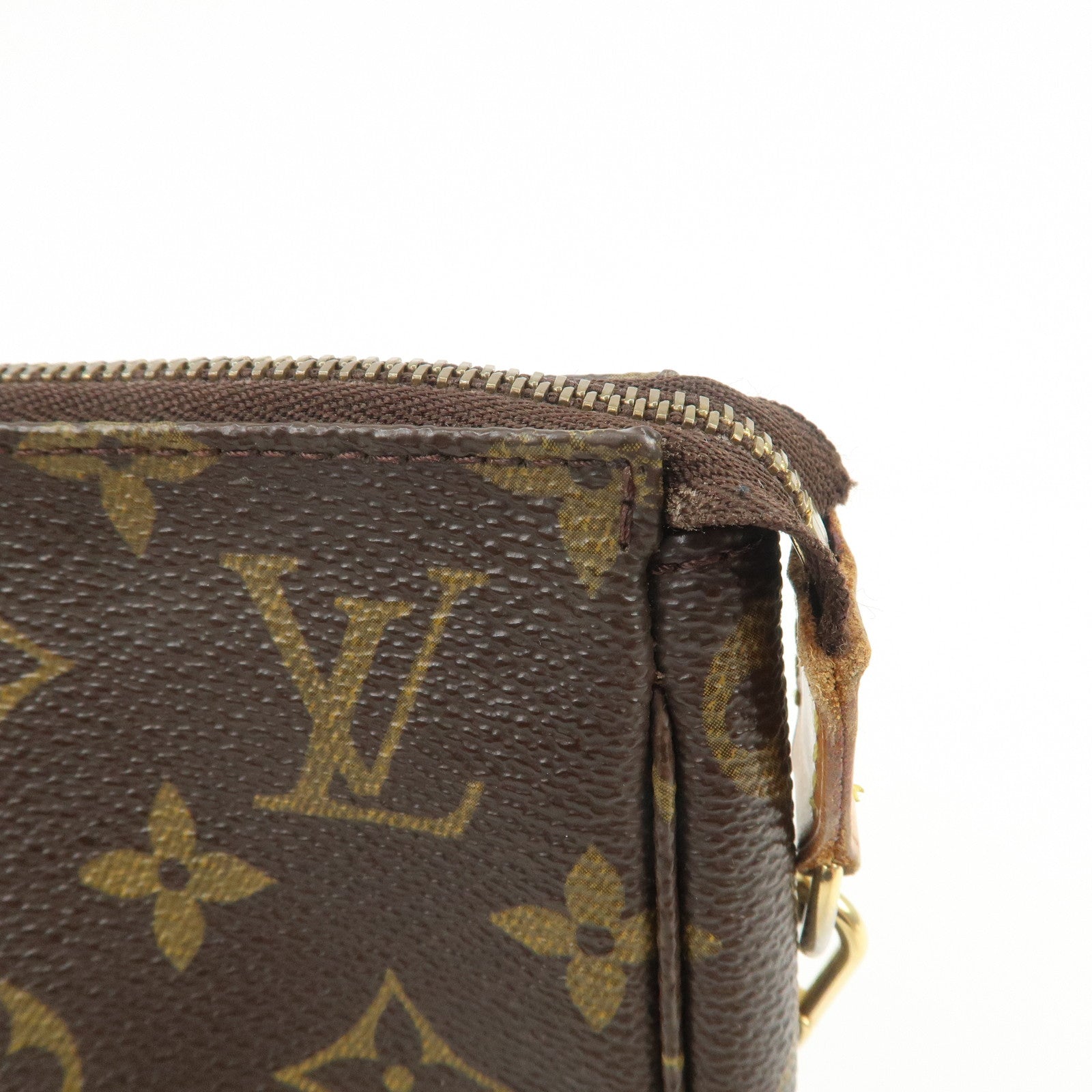 Louis Vuitton Monogram Pochette Accessoires Pouch Hand Bag M51980