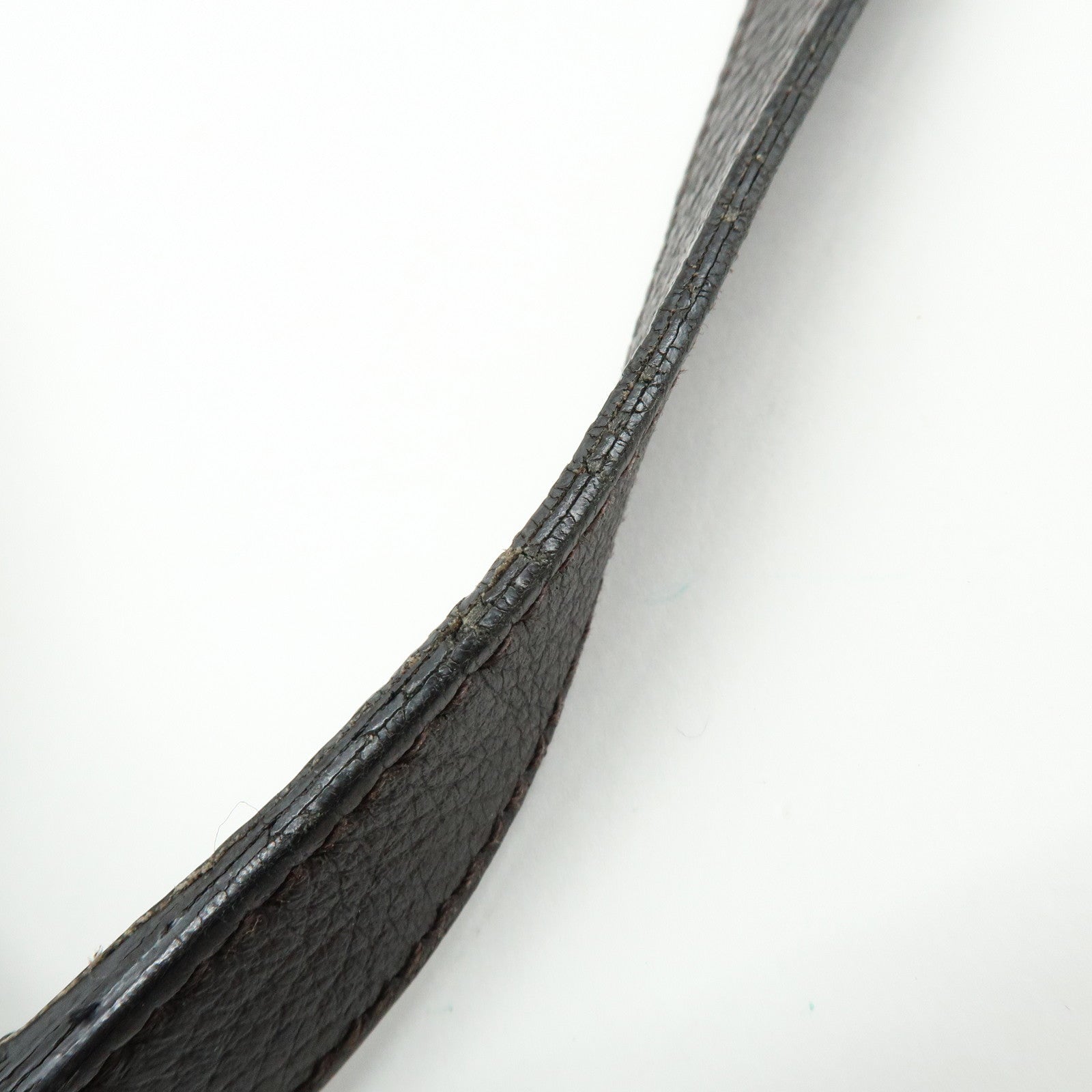 GUCCI Abbey GG Canvas Leather Shoulder Crossbody Bag Brown 265691