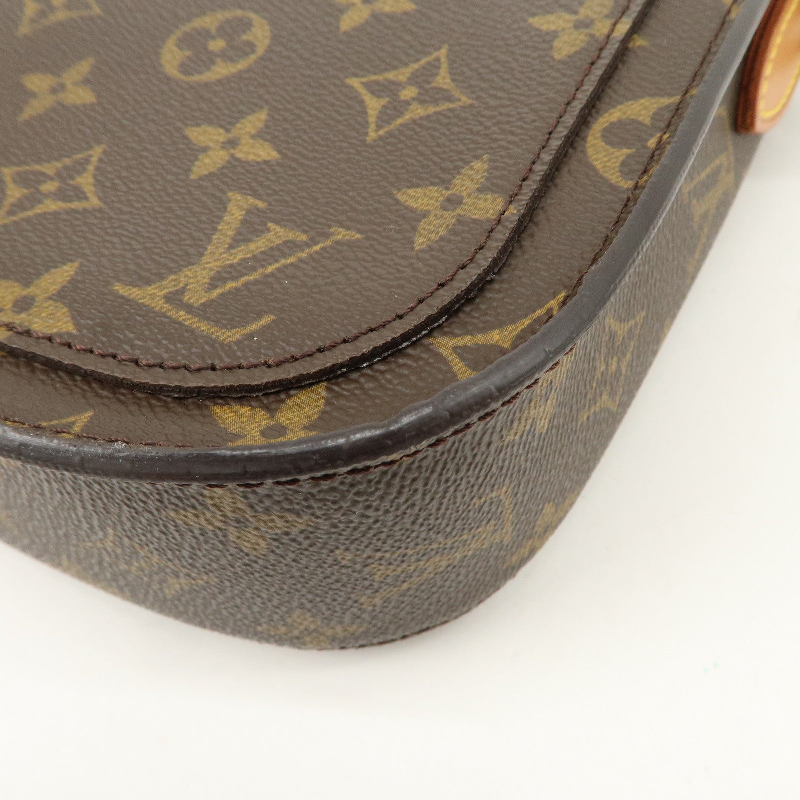 Louis Vuitton Monogram Saint Cloud GM Shoulder Bag Brown M51242
