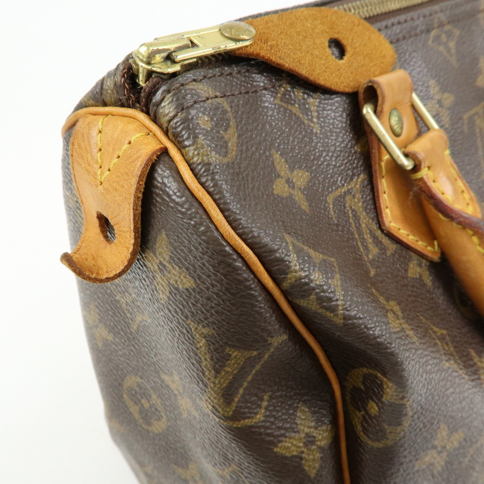 Louis Vuitton Monogram Speedy 25 Boston Bag Hand Bag Brown M41528