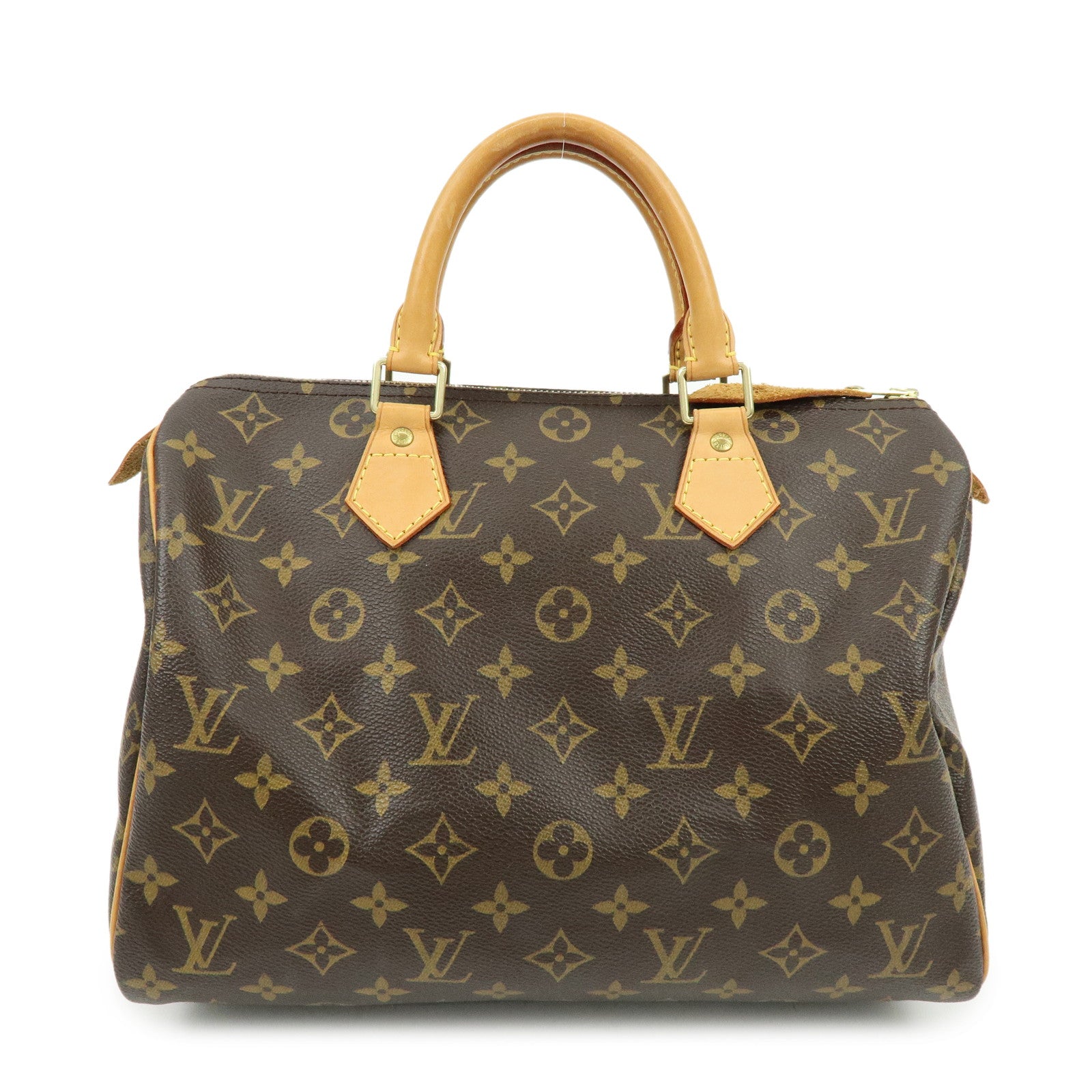 Louis Vuitton Monogram Speedy 30 Boston Bag Hand Bag Brown M41526
