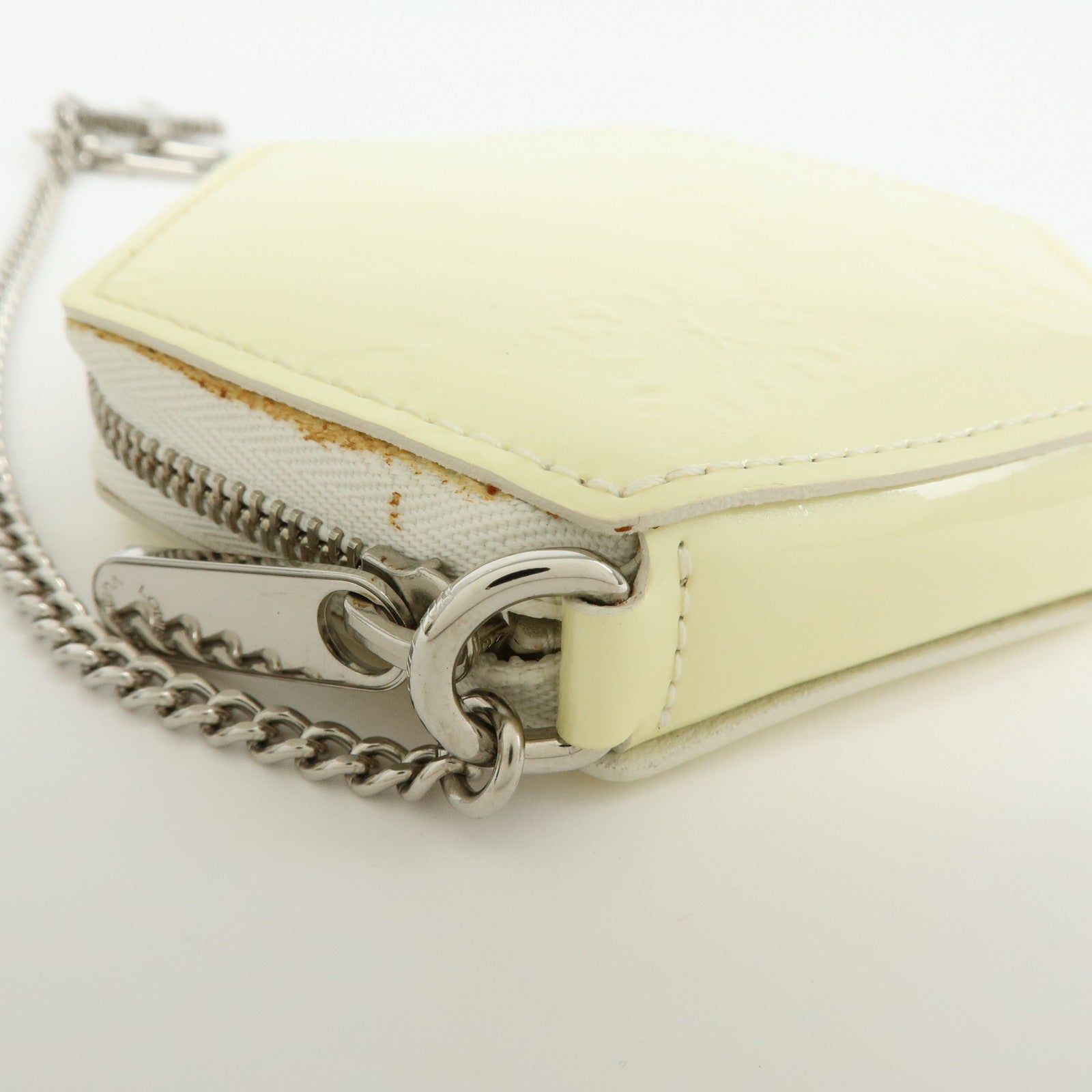 LOUIS VUITTON Monogram Vernis Porte Monnaie Flocon Coin Purse