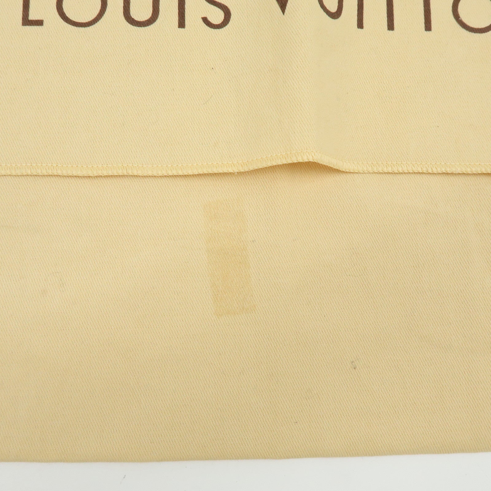 Louis Vuitton Set of 10 Dust Bag Storage Bag Flap Style Beige