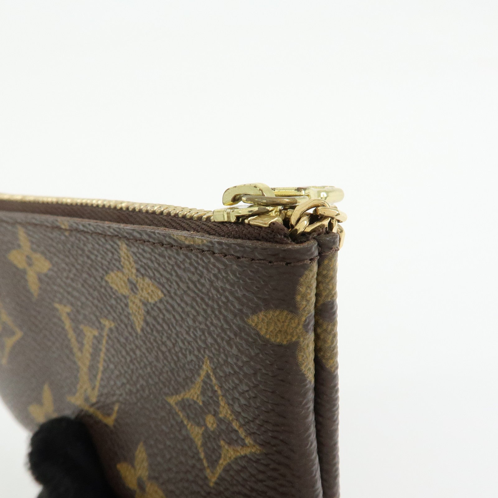 Louis Vuitton Monogram Pochette Cles Coin Case Key Case M62650