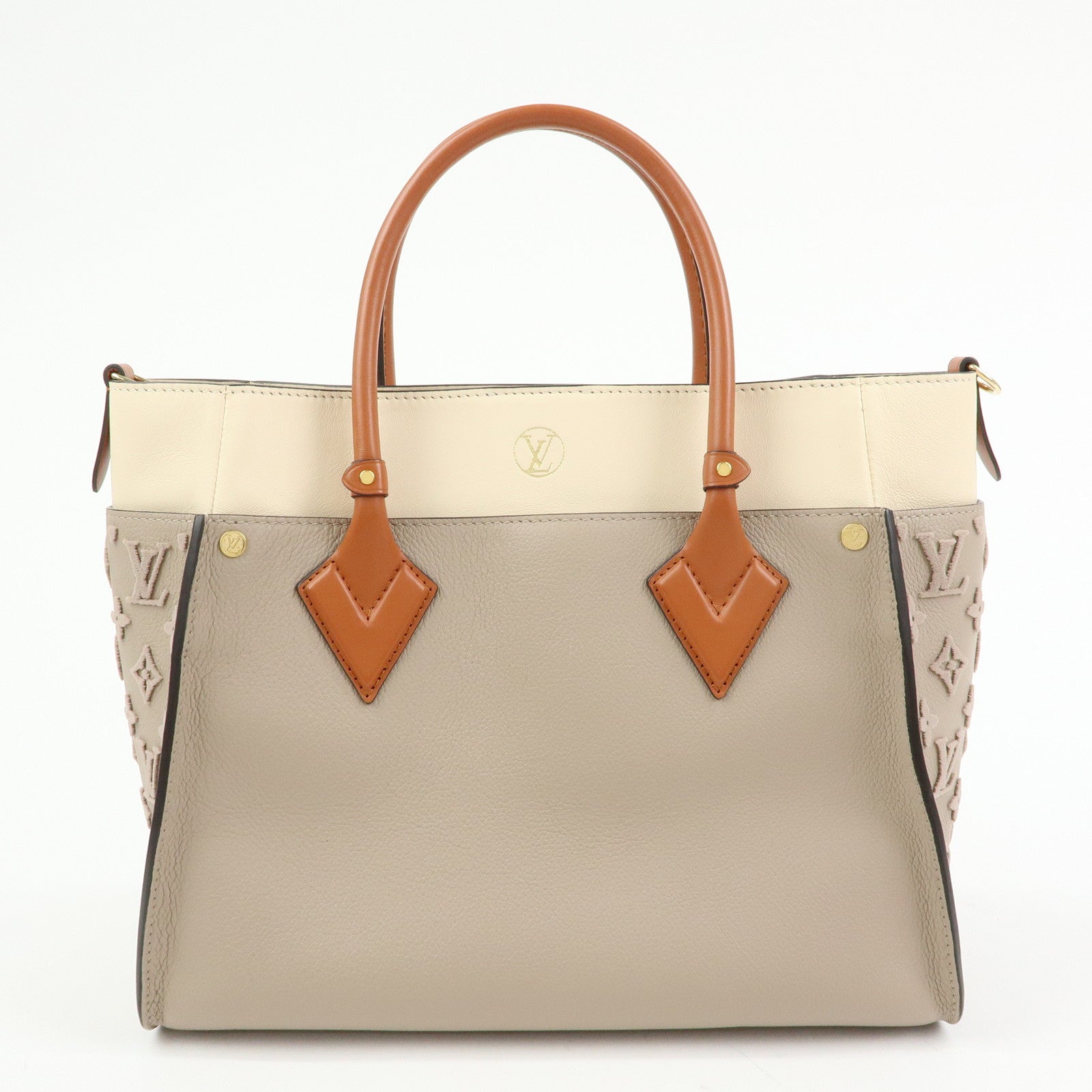 Louis Vuitton Monogram Tuffetage On My Side MM 2Way Bag M53825