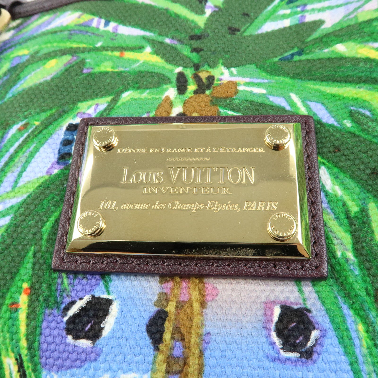 Louis Vuitton Ailleurs Cabas PM Canvas Leather Shoulder Bag M93771