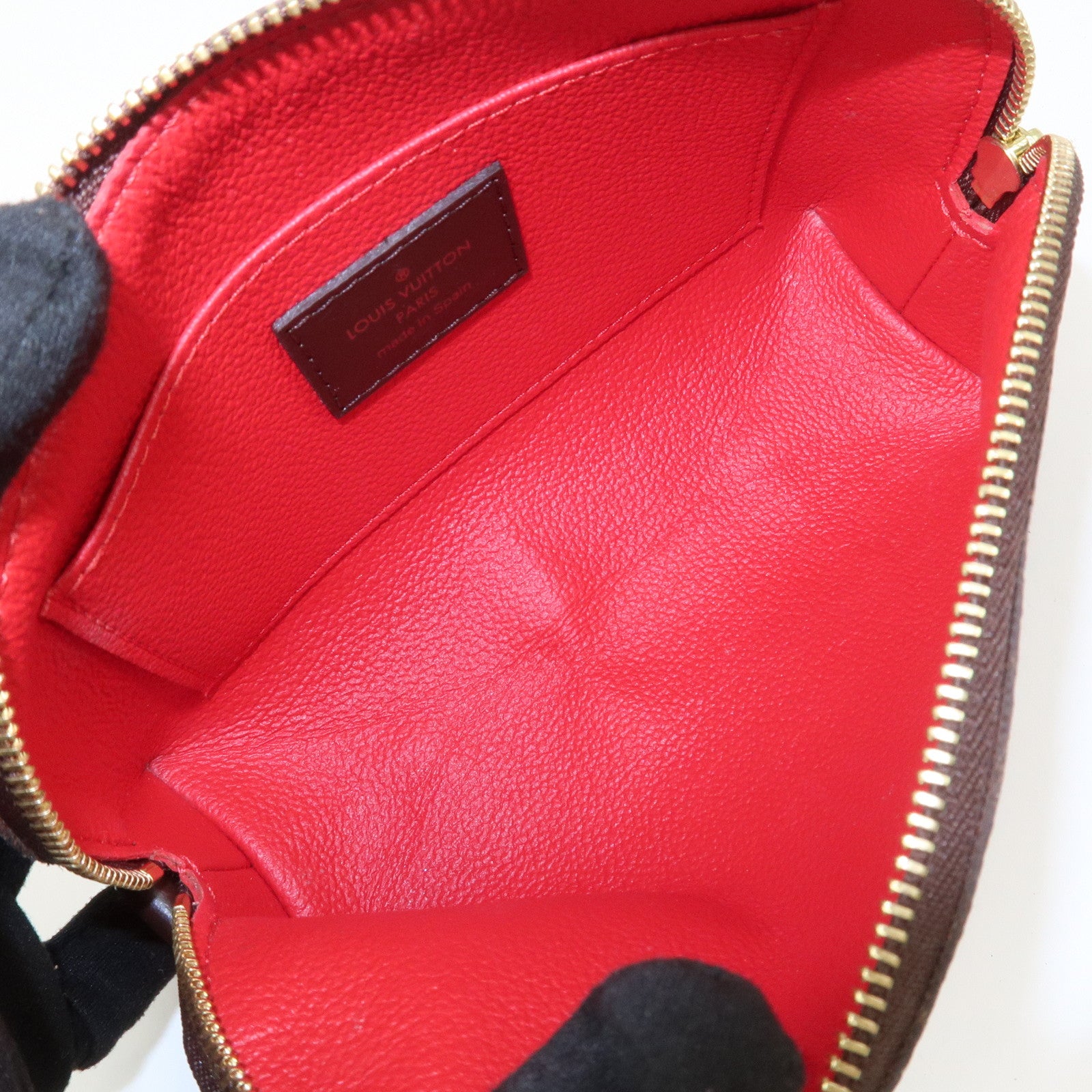 Louis Vuitton Damier Pochette Cosmetic PM Pouch Brown N47516