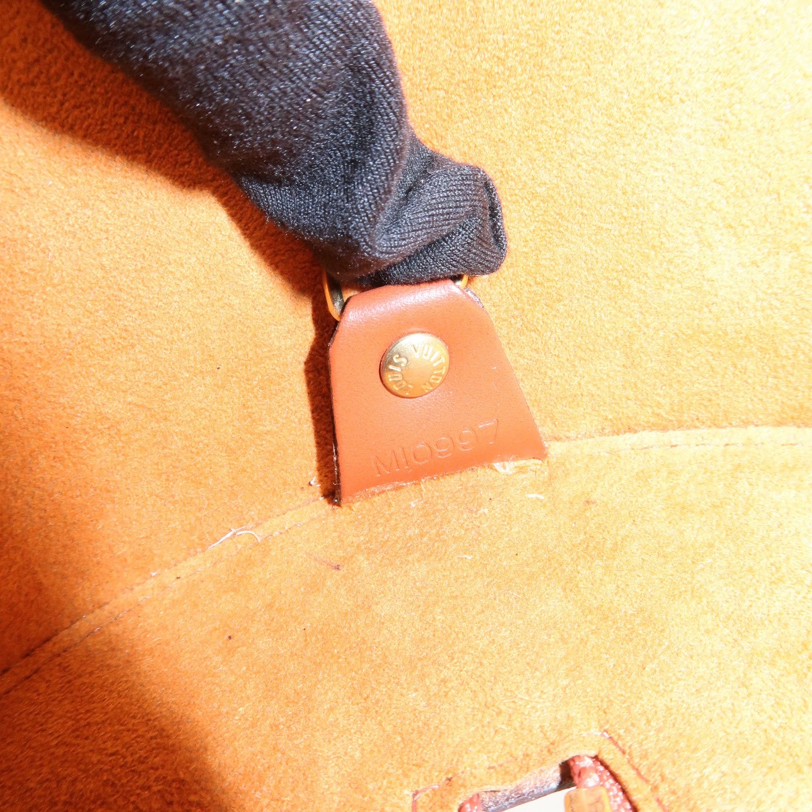 Louis Vuitton Epi Soufflot Shoulder Bag Kenya Brown M52223 Used