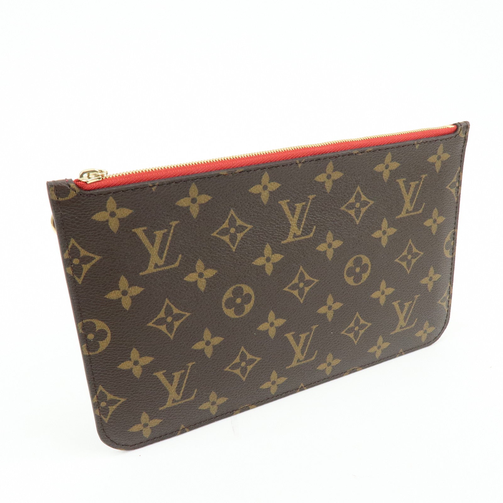Louis Vuitton Monogram Canvas Leather Pouch for Neverfull MM M41177