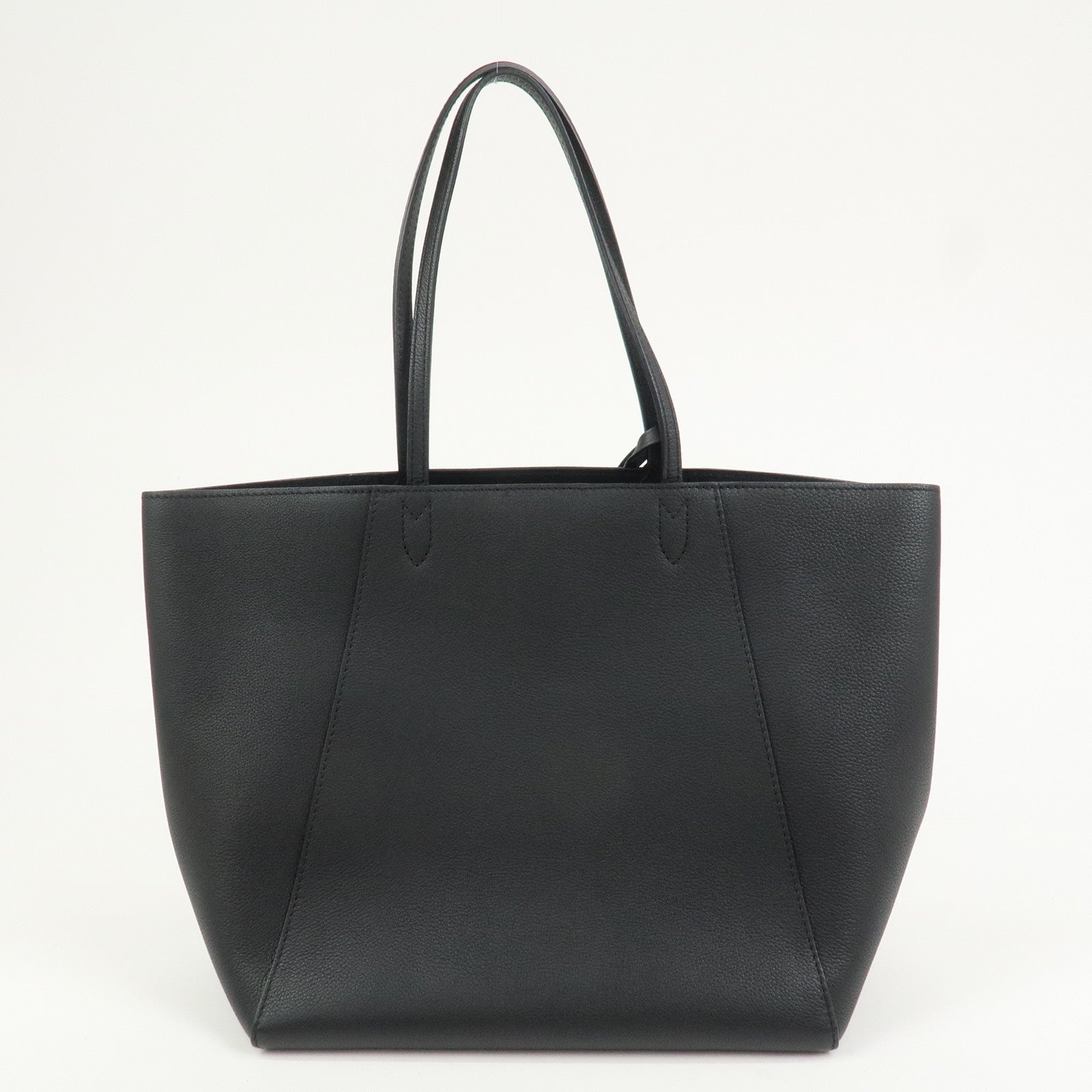 Louis Vuitton Lockme Cabas Leather Tote Bag Hand Bag Noir M42291