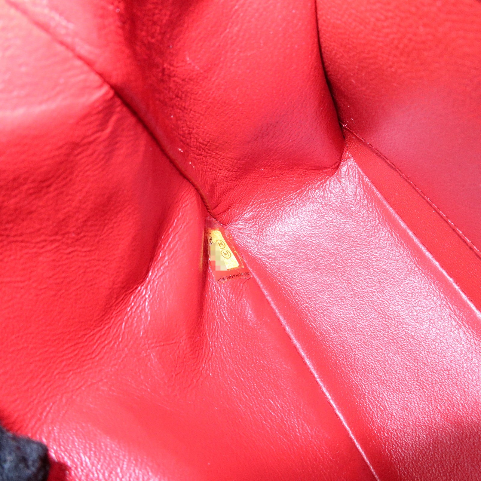 CHANEL COCO Mark Matelasse 25 Double Flap Chain Shoulder Bag A01112