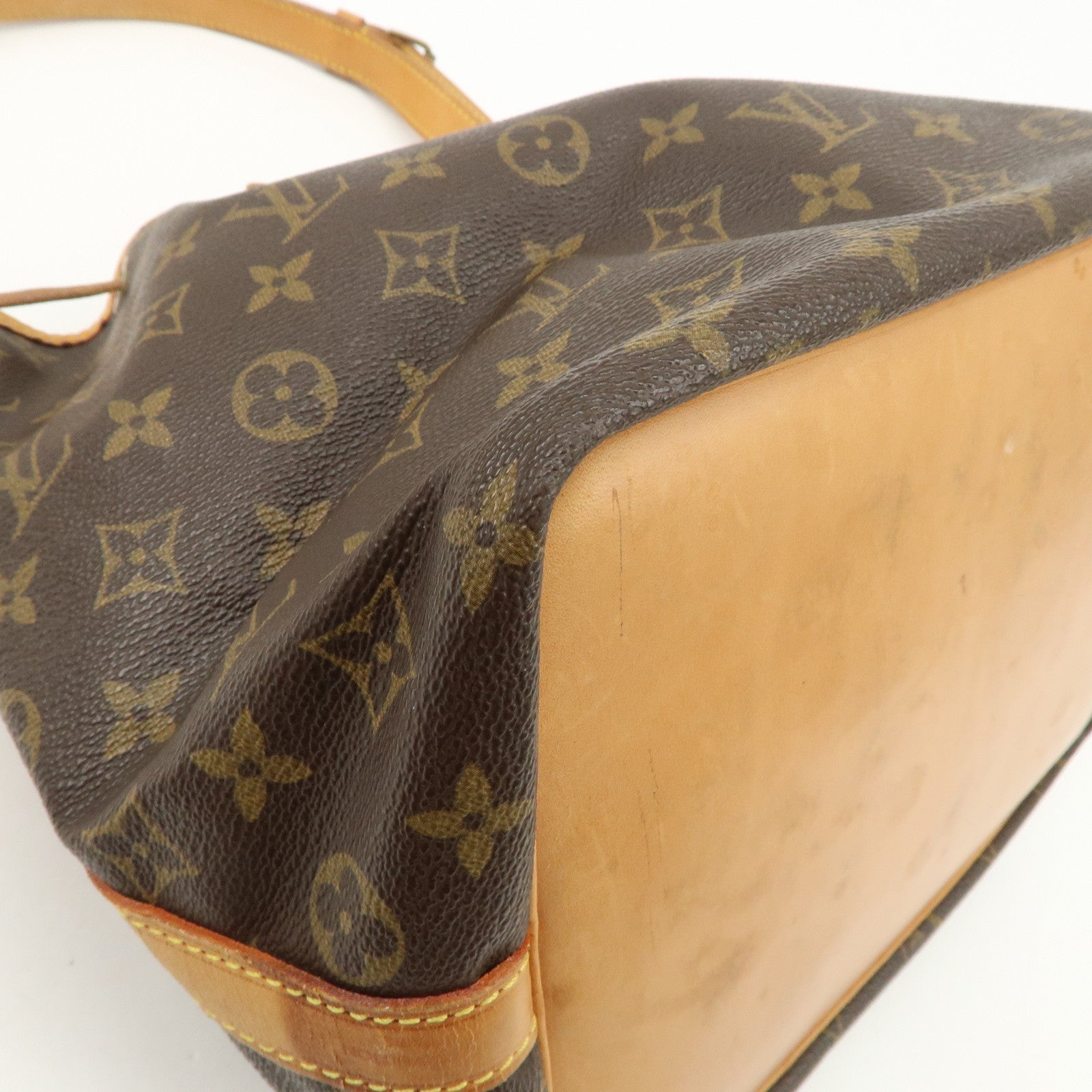 Louis Vuitton Monogram Petit Noe Shoulder Bag Brown M42226