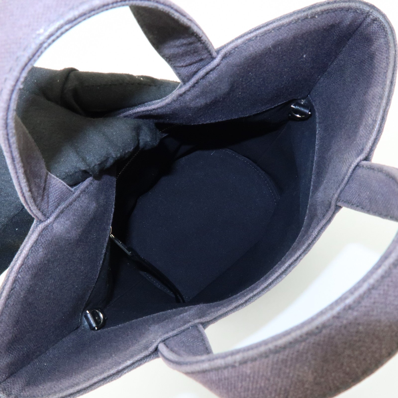 BALENCIAGA WAVE XS Canvas Hand Bag Mini Tote Bag Black 619979