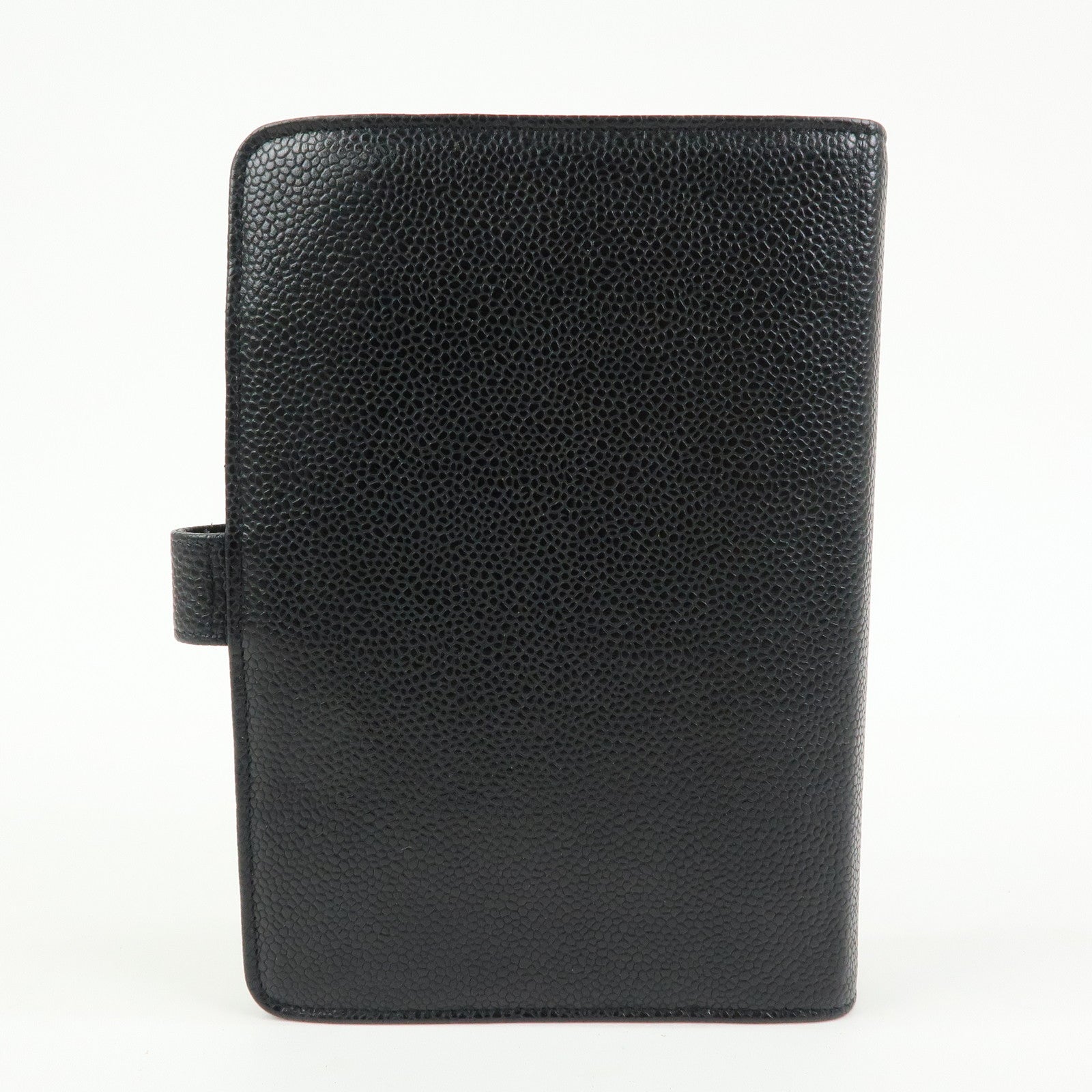 CHANEL COCO Mark Caviarskin Agenda Cover Planner Cover Black