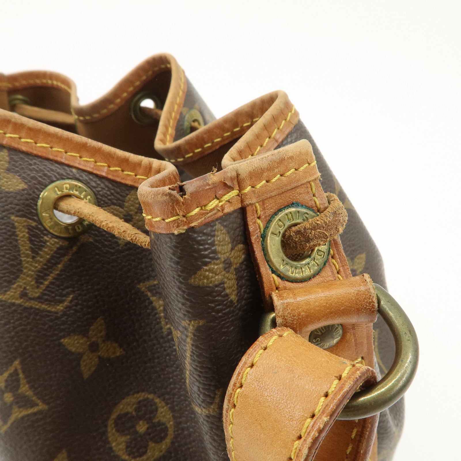 Louis Vuitton Monogram Petit Noe Shoulder Bag Brown M42226 Used