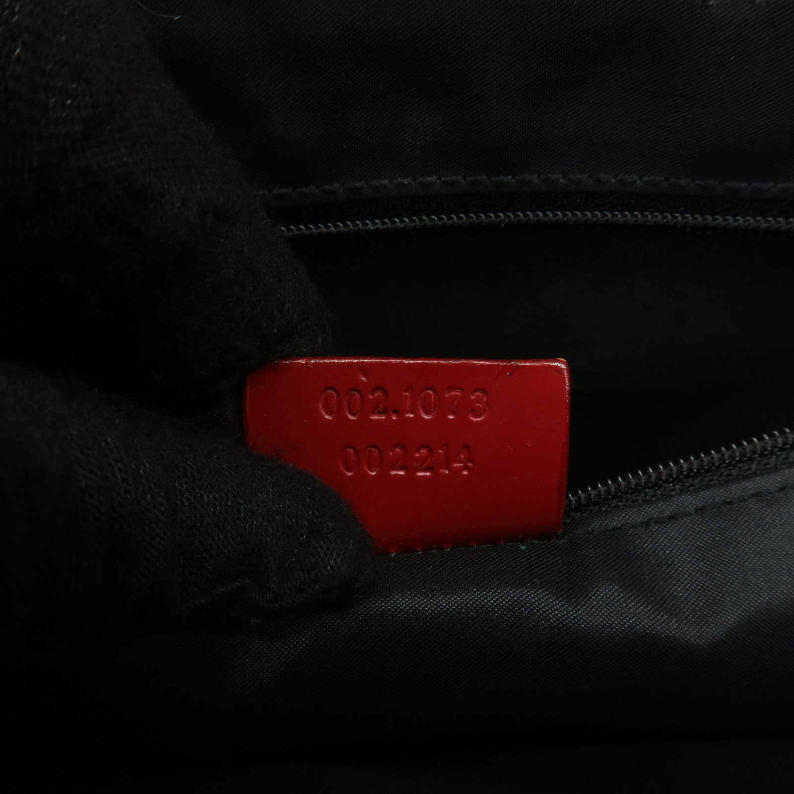 GUCCI Jackie GG Canvas Leather Shoulder Bag Tote Bag Red 002・1073