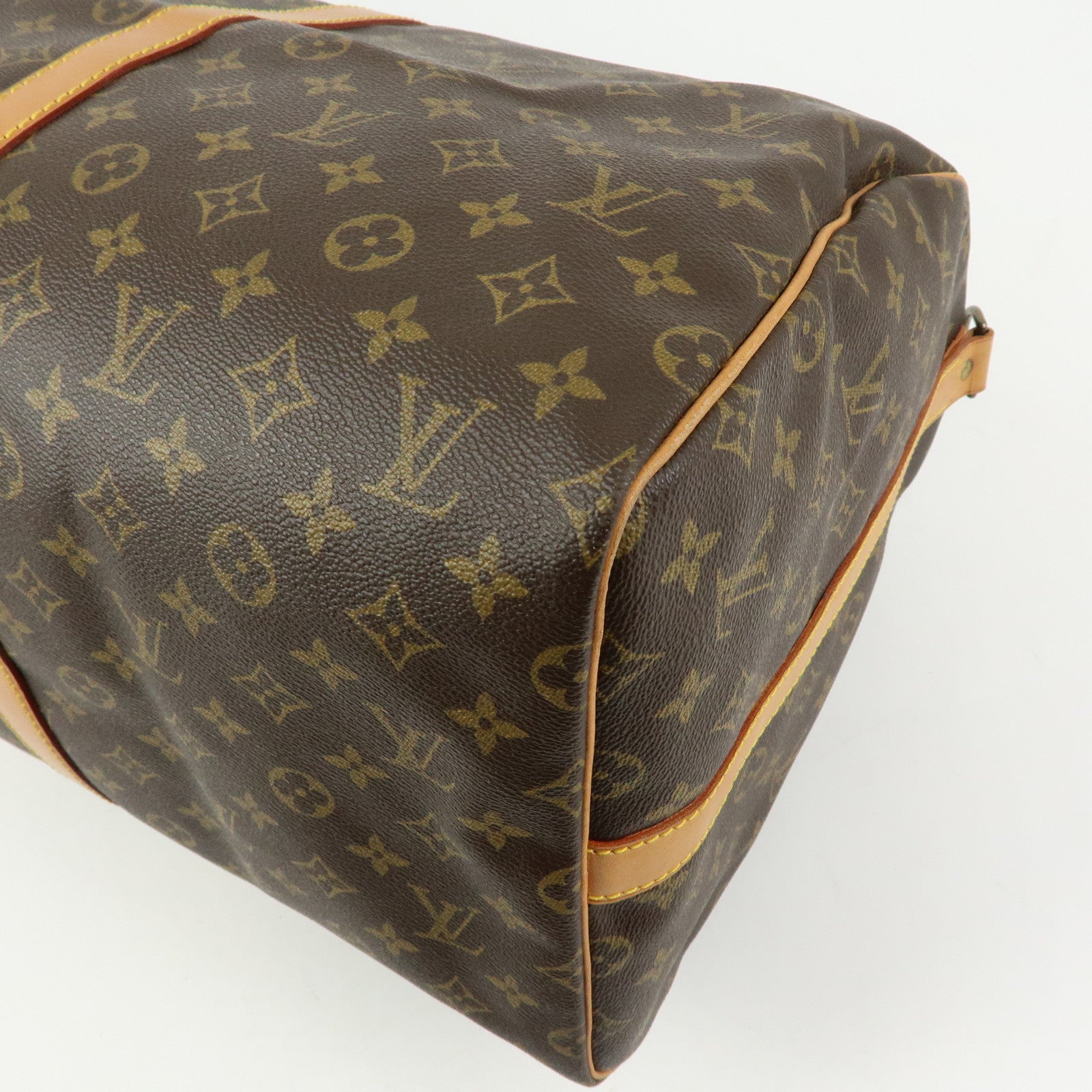 Louis Vuitton Monogram Keep All Bandouliere 55 Boston Bag M41414