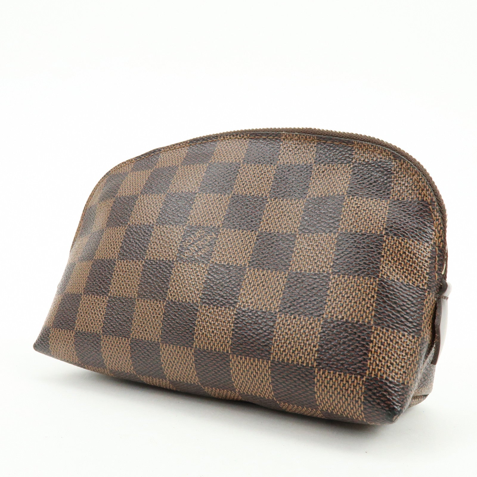 Louis Vuitton Damier Pochette Cosmetic PM Pouch Brown N47516