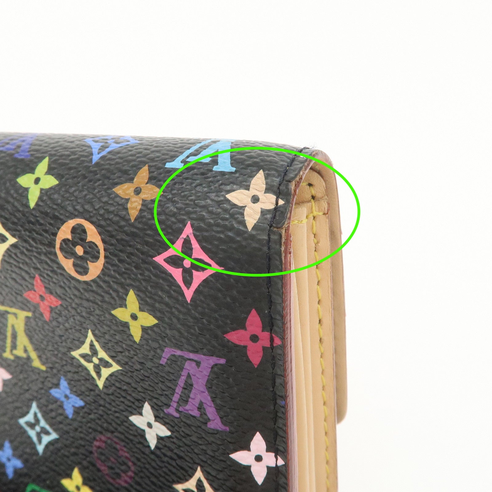 Louis Vuitton Monogram Multicolor Portefeuille Sarah Wallet M9353