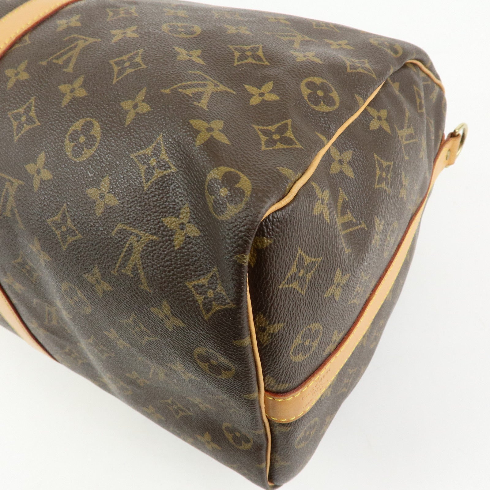 Louis Vuitton Monogram Keep All Bandouliere 50 Boston Bag M41416