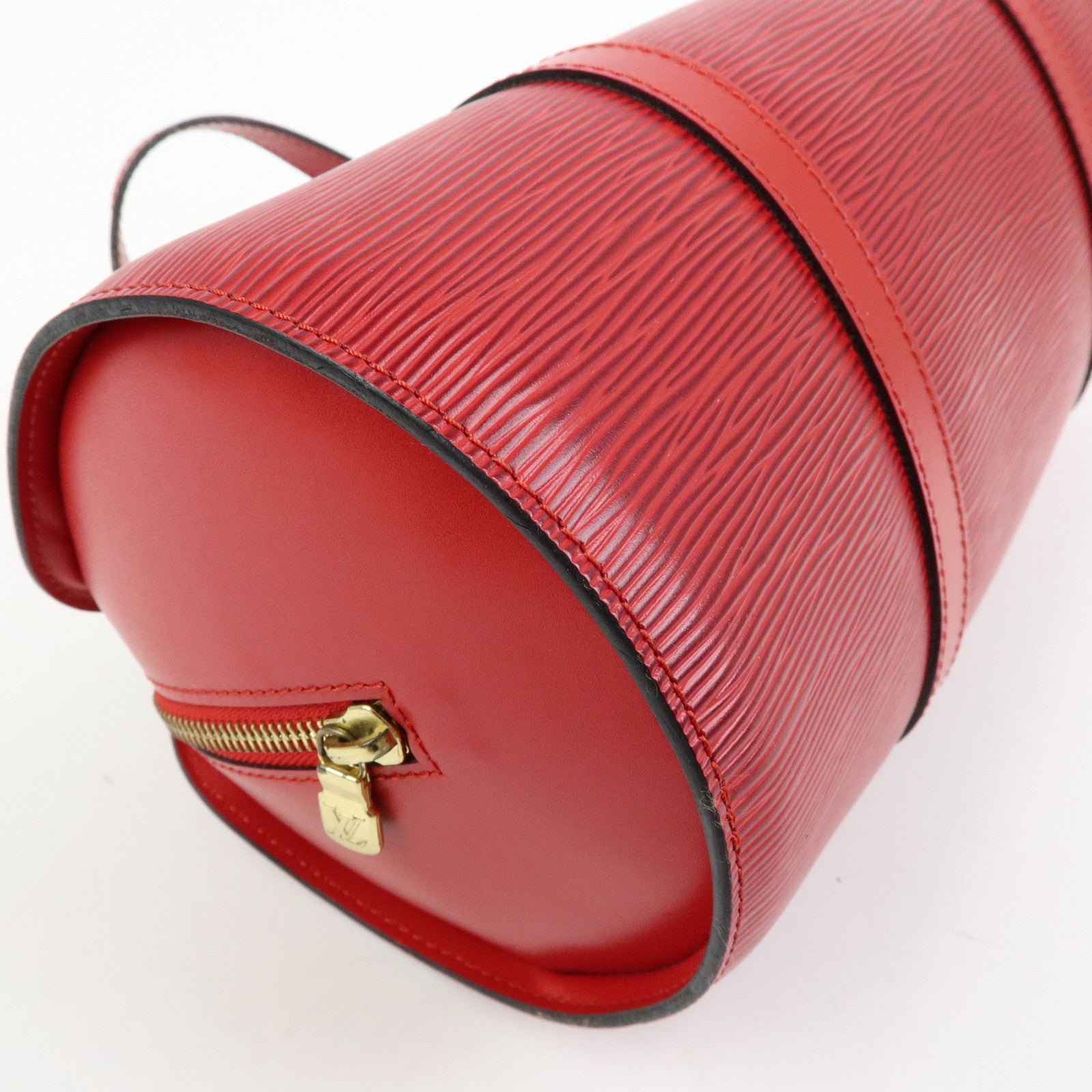 Louis Vuitton Epi Soufflot Hand Bag Castillian Red M52227