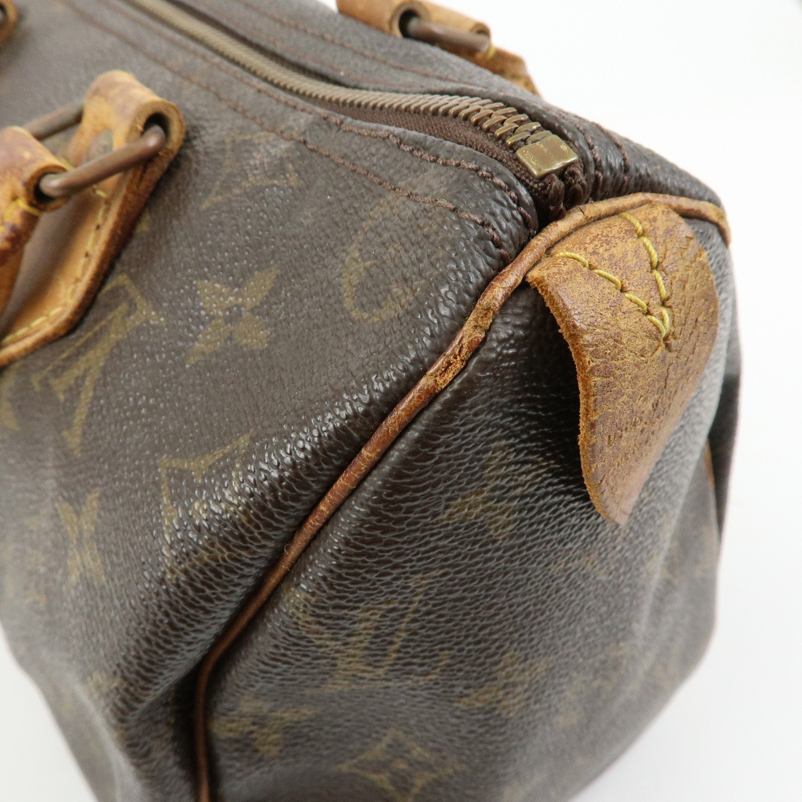 Louis Vuitton Monogram Speedy 25 Boston Bag Hand Bag Brown M41528