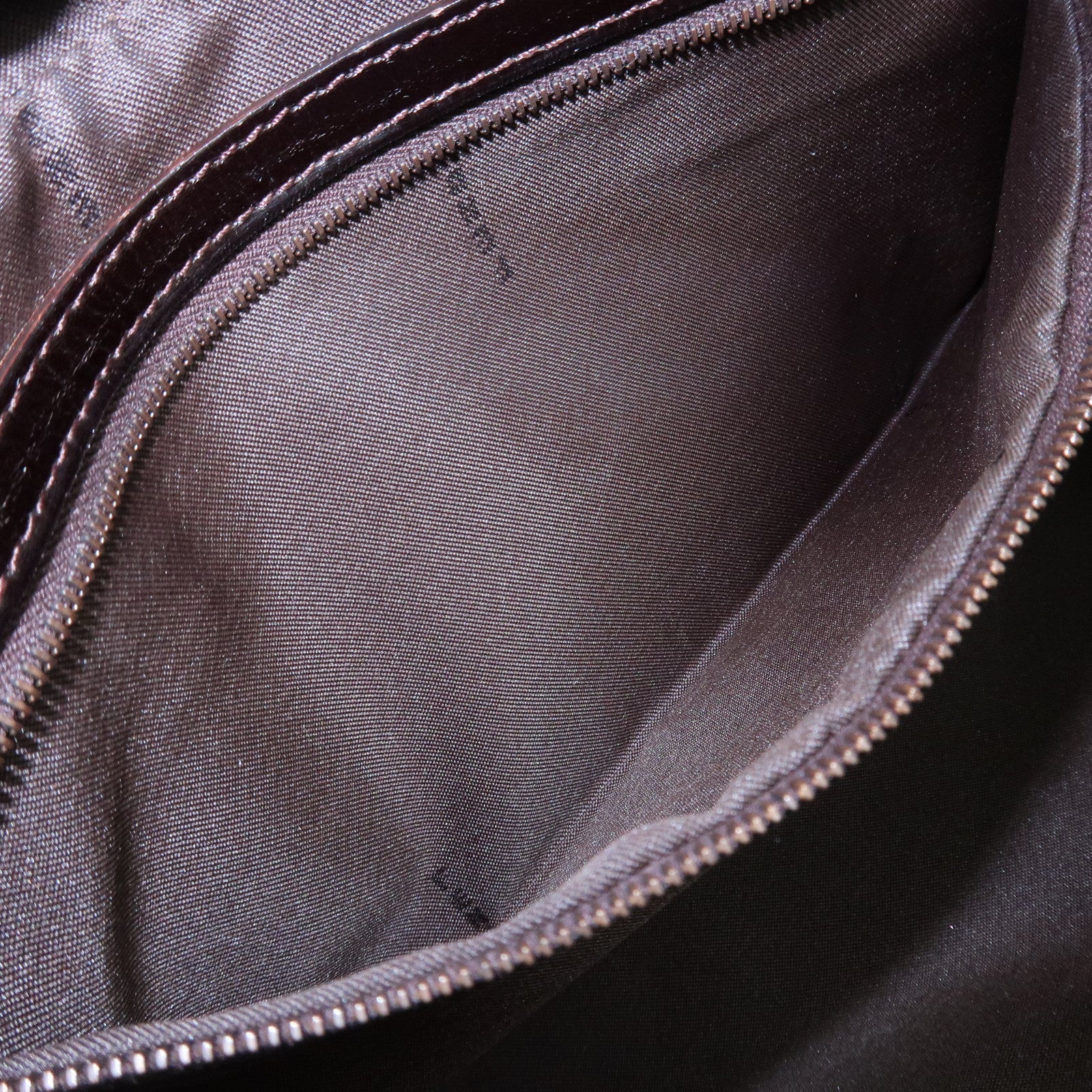 FENDI Zucchino PVC Leather Shoulder Bag Hand Bag Brown 8BL006