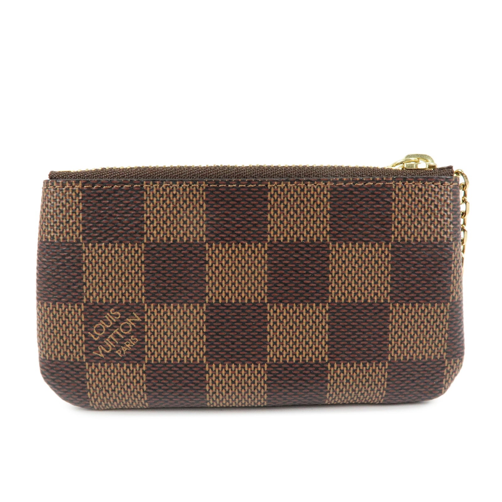 Louis Vuitton Damier Canvas Pochette Cles Damier Ebene N62658