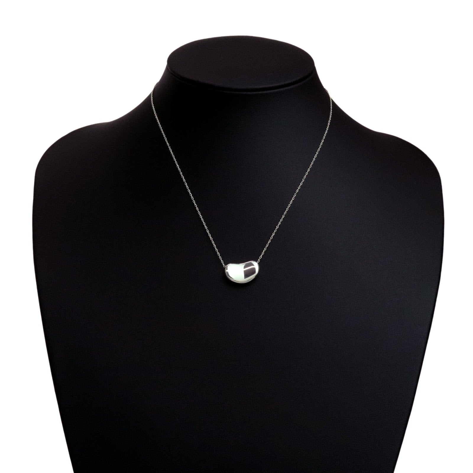 Tiffany&Co. Bean Necklacce Medium SV925 Silver