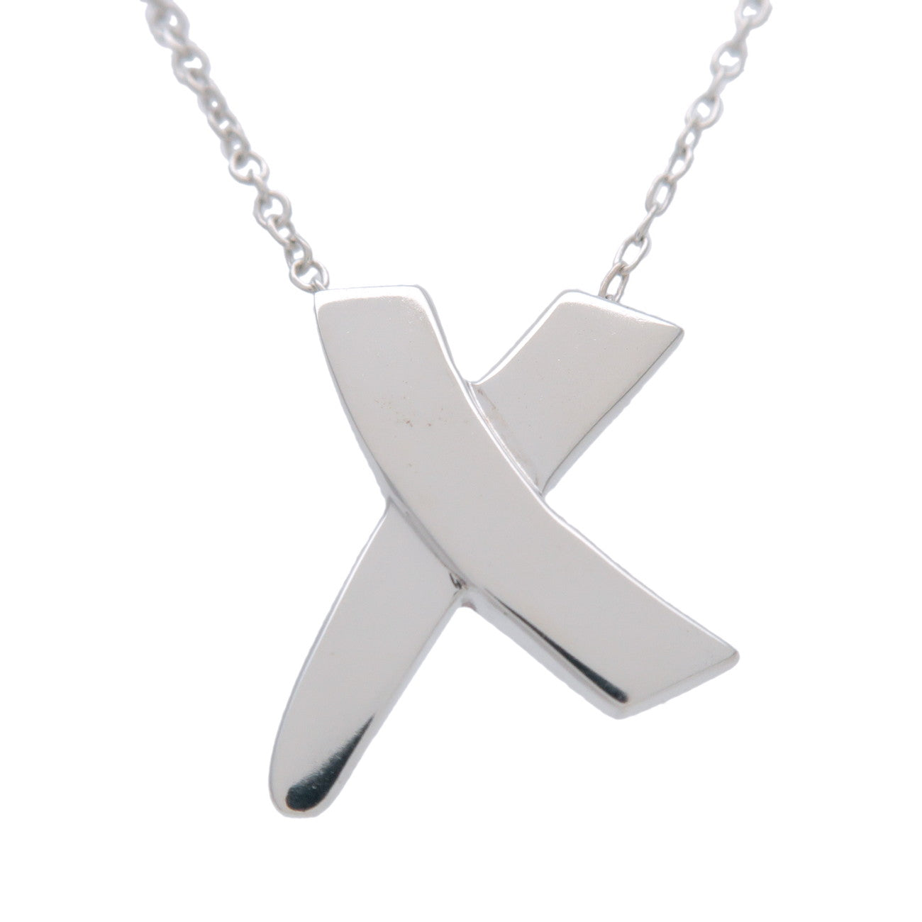 Tiffany & Co Kiss Necklace SV925 Silver