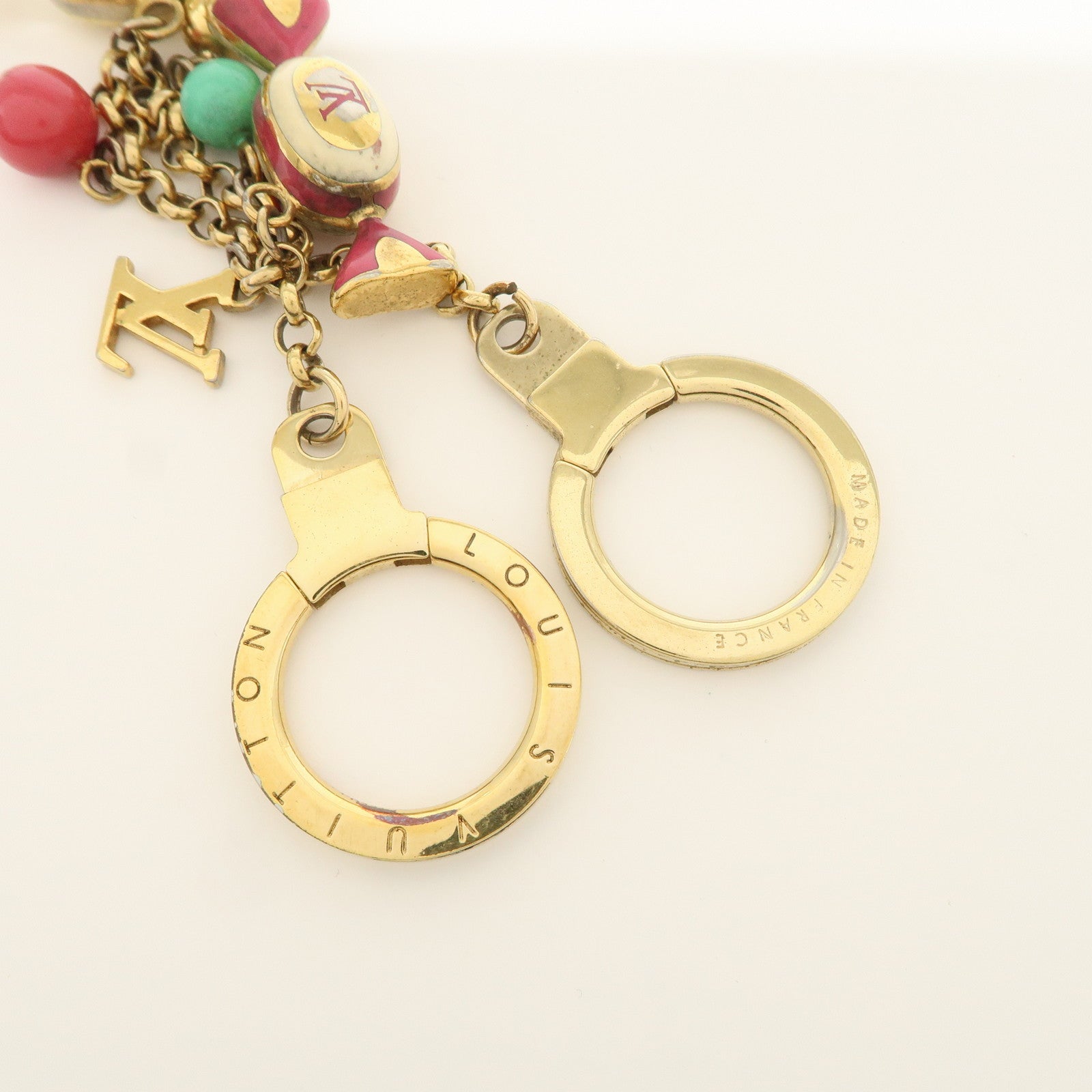Louis Vuitton Porte Cles Chaine Delice Key Charm Multicolor M66002