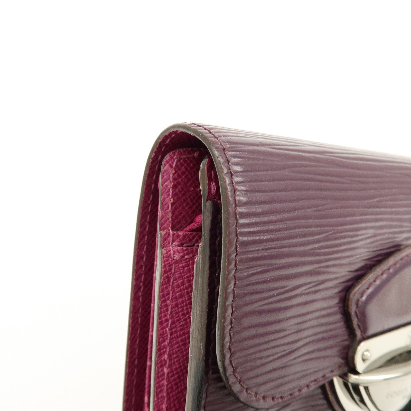 Louis Vuitton Epi Portefeuille Joy Leather Wallet Cassis M6658K