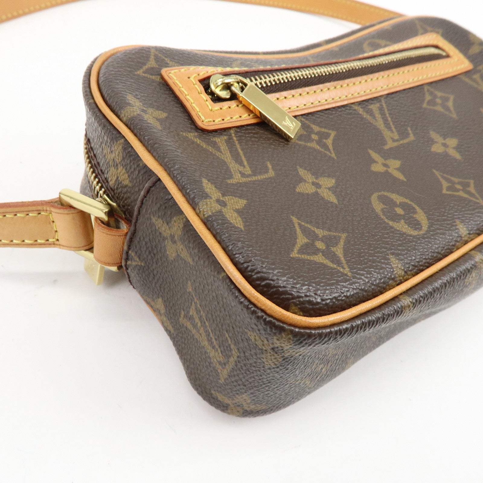 Louis Vuitton Monogram Pochette Cite Shoulder Bag Brown M51183