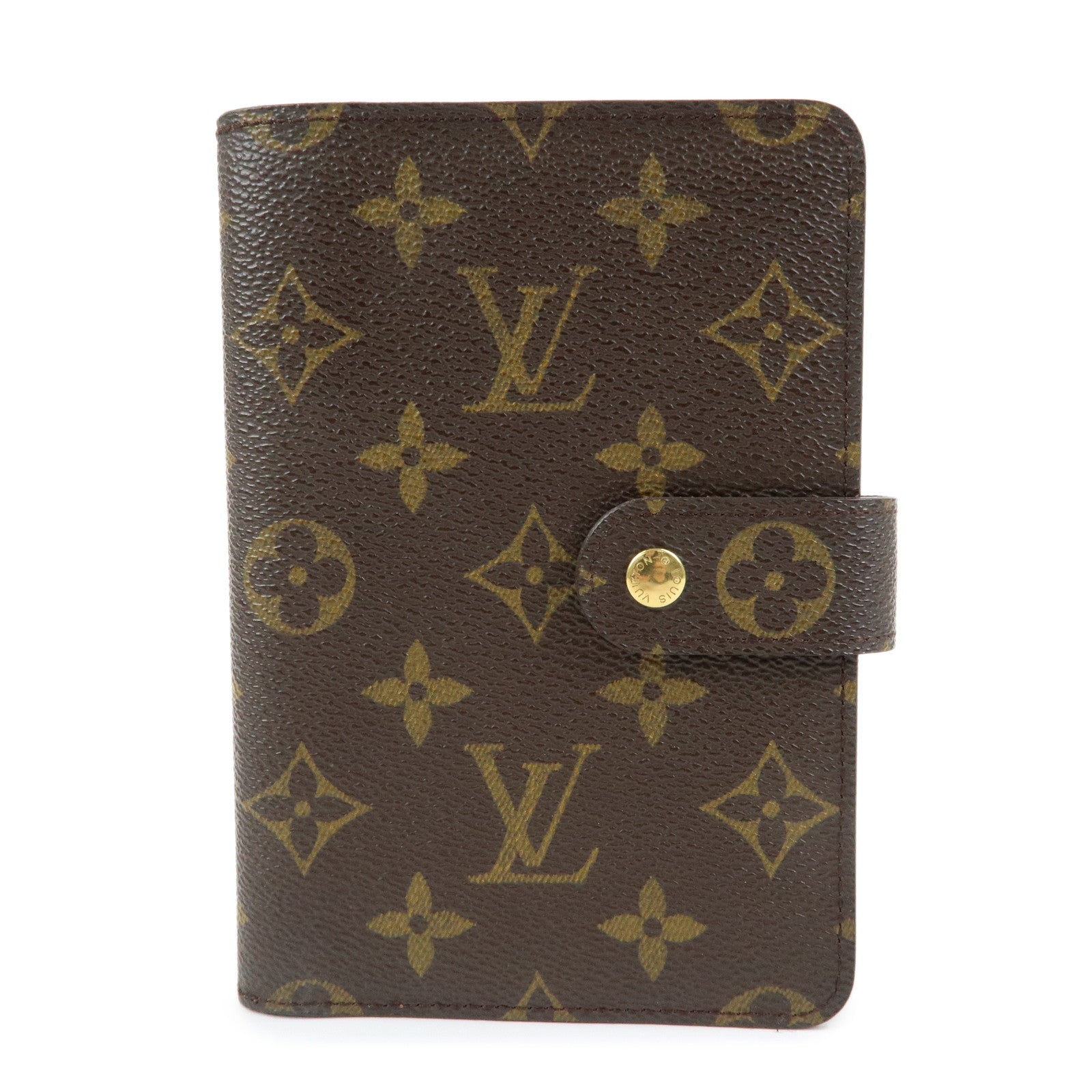 Louis Vuitton Monogram Porte Papier Zip Wallet Brown M61207