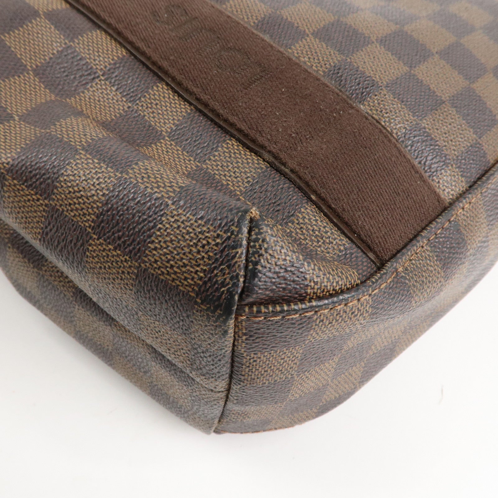 Louis Vuitton Damier Ebene Canvas Cover Bobourg Hand Bag M52006 Used