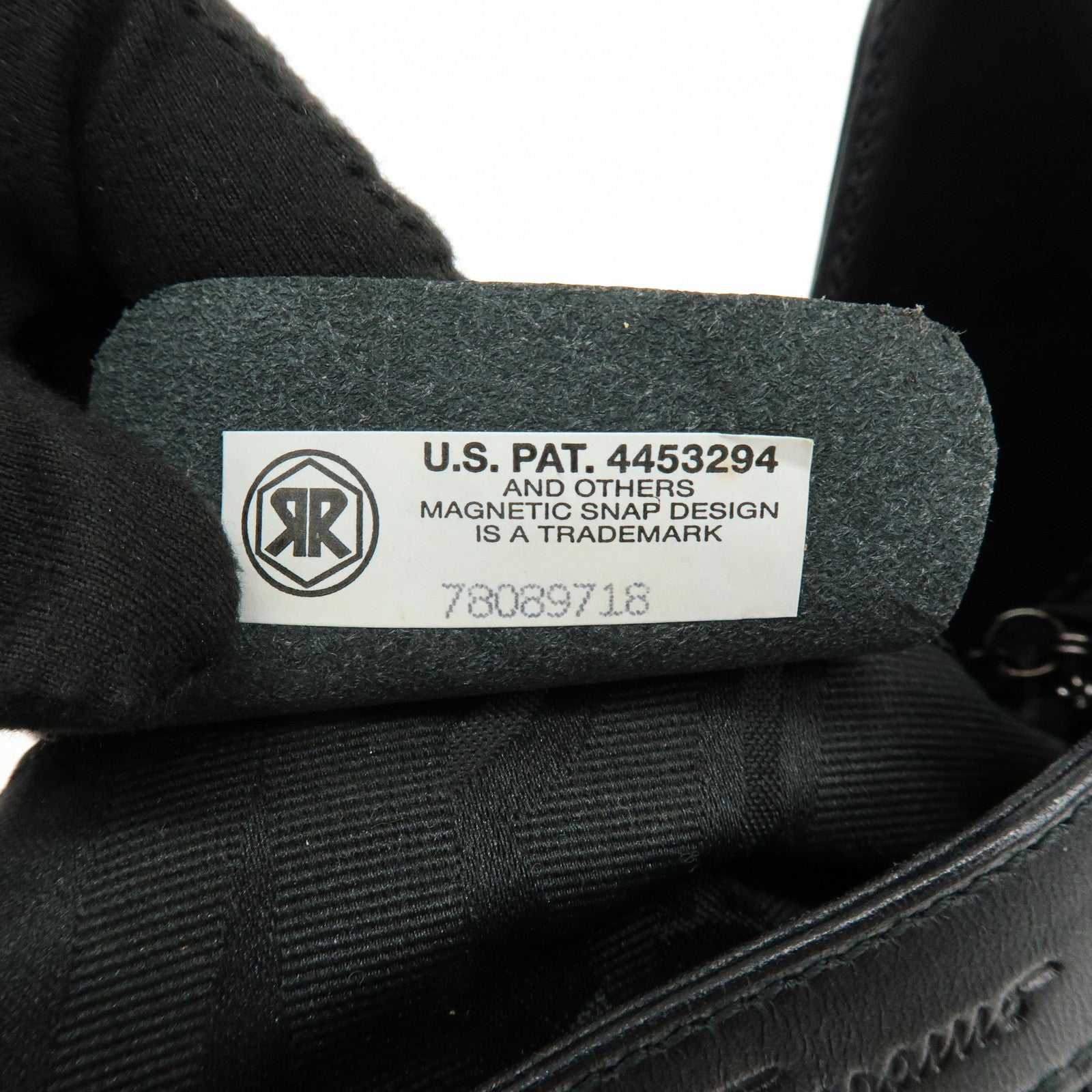 Ferragamo Vara Canvas Leather Shoulder Bag Hand Bag Black