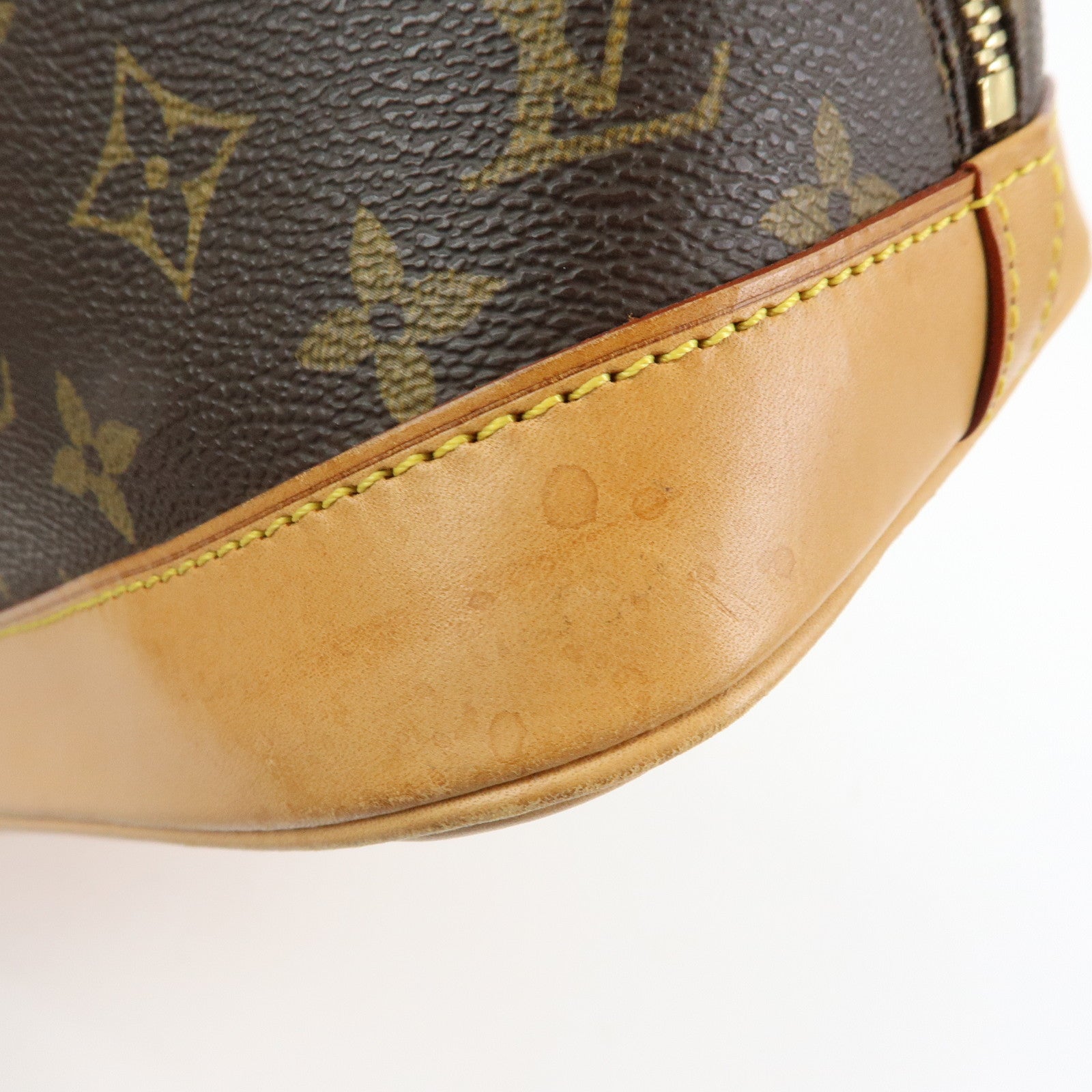 Louis Vuitton Monogram Alma Hand Bag Brown M51130