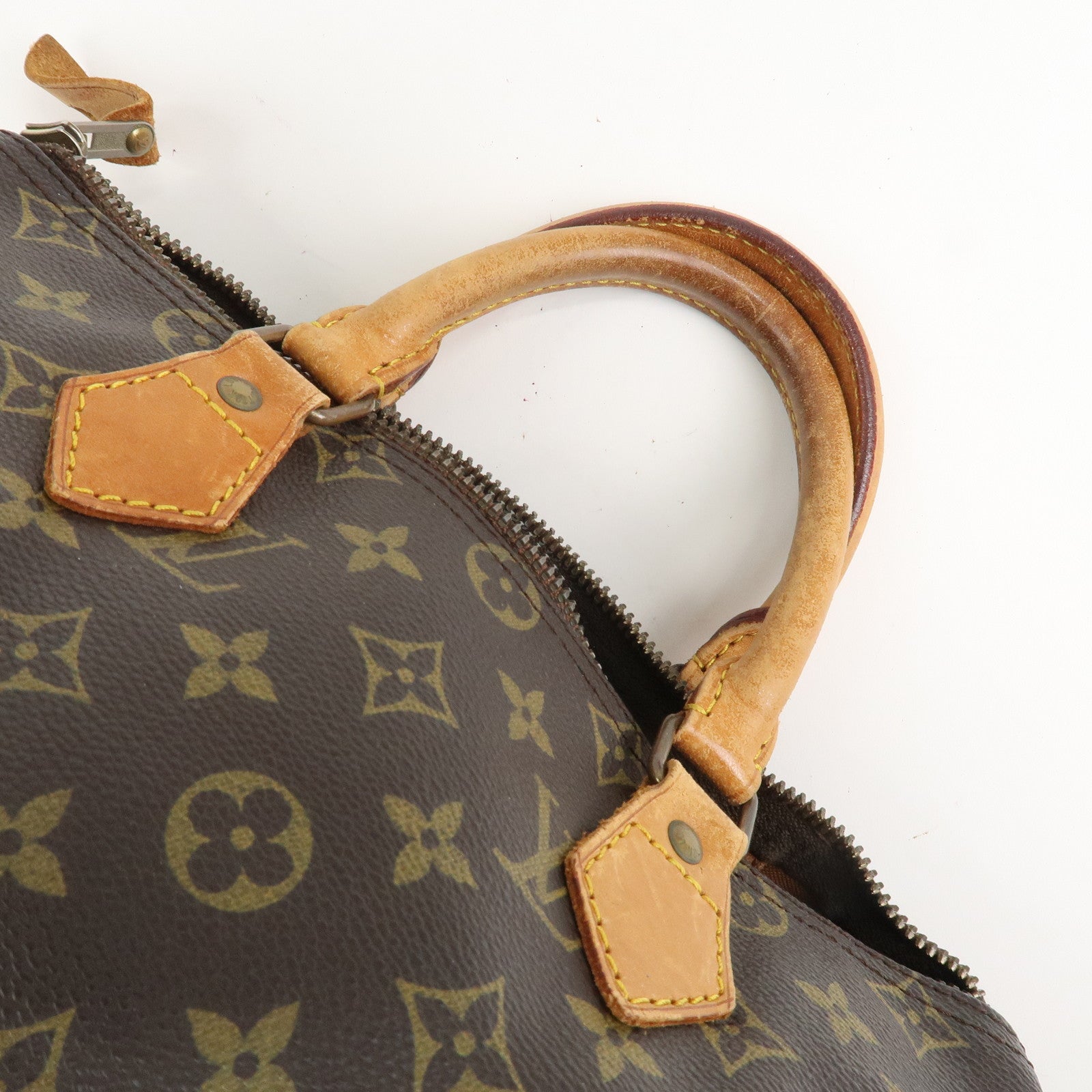 Louis Vuitton Monogram Speedy 30 Hand Bag Boston Bag M41526 Used