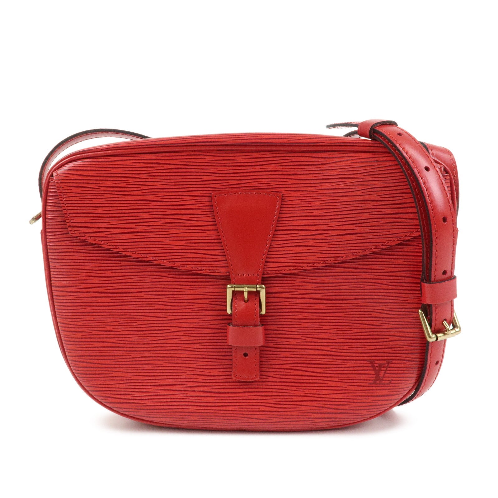 Louis Vuitton Epi Jeune Fille Shoulder Bag Castilian Red M52157