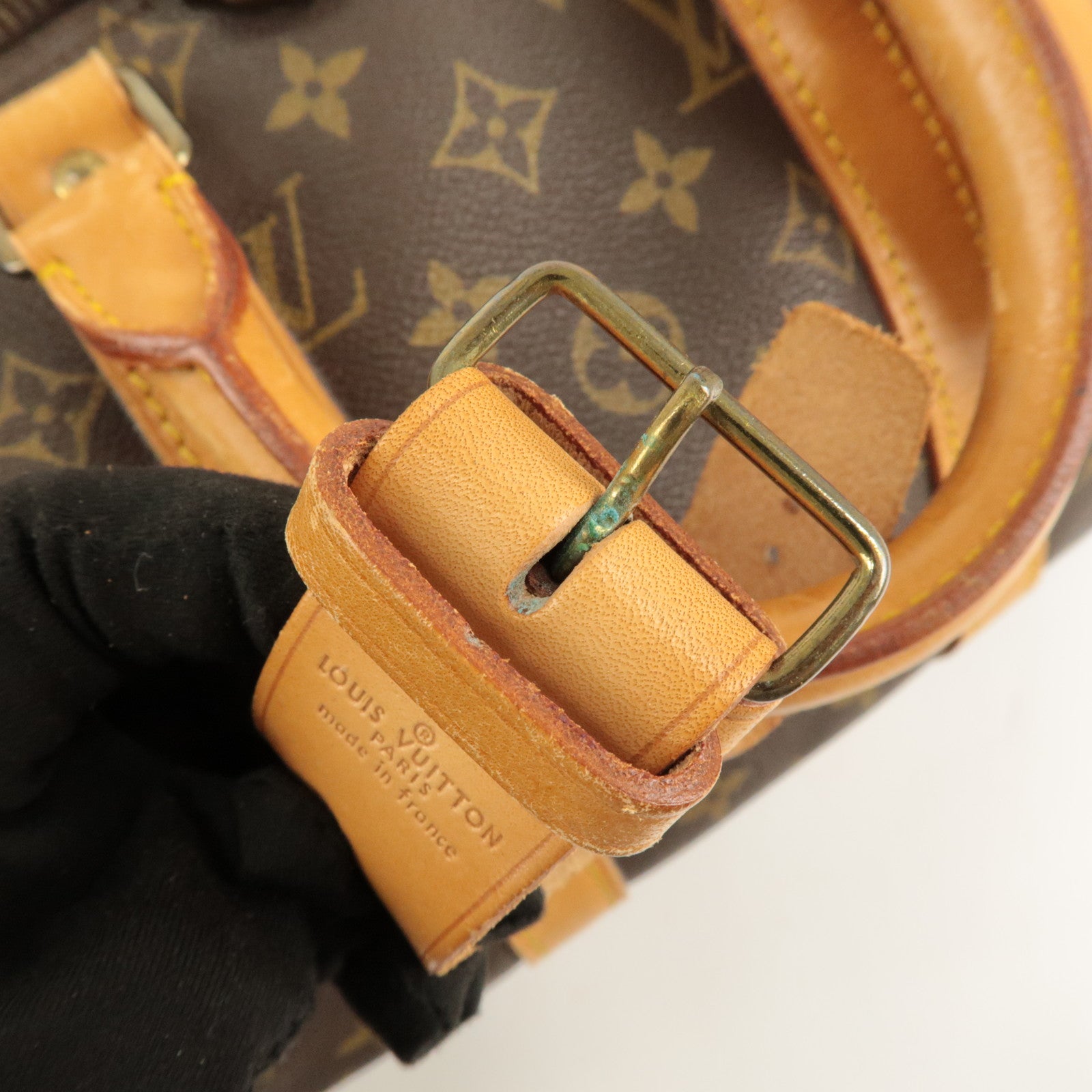 Louis Vuitton Monogram Keep All 45 Boston Bag Brown M41428