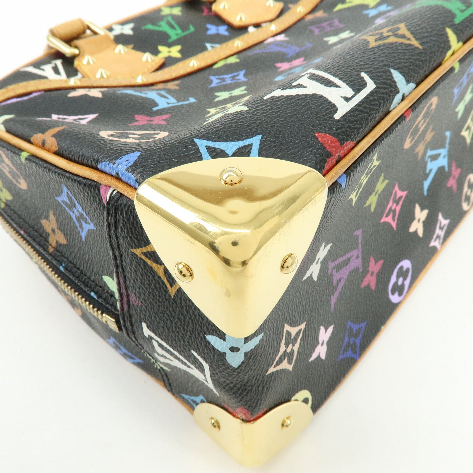 Louis Vuitton Monogram Trouville Multicolor Hand Bag Noir M92662
