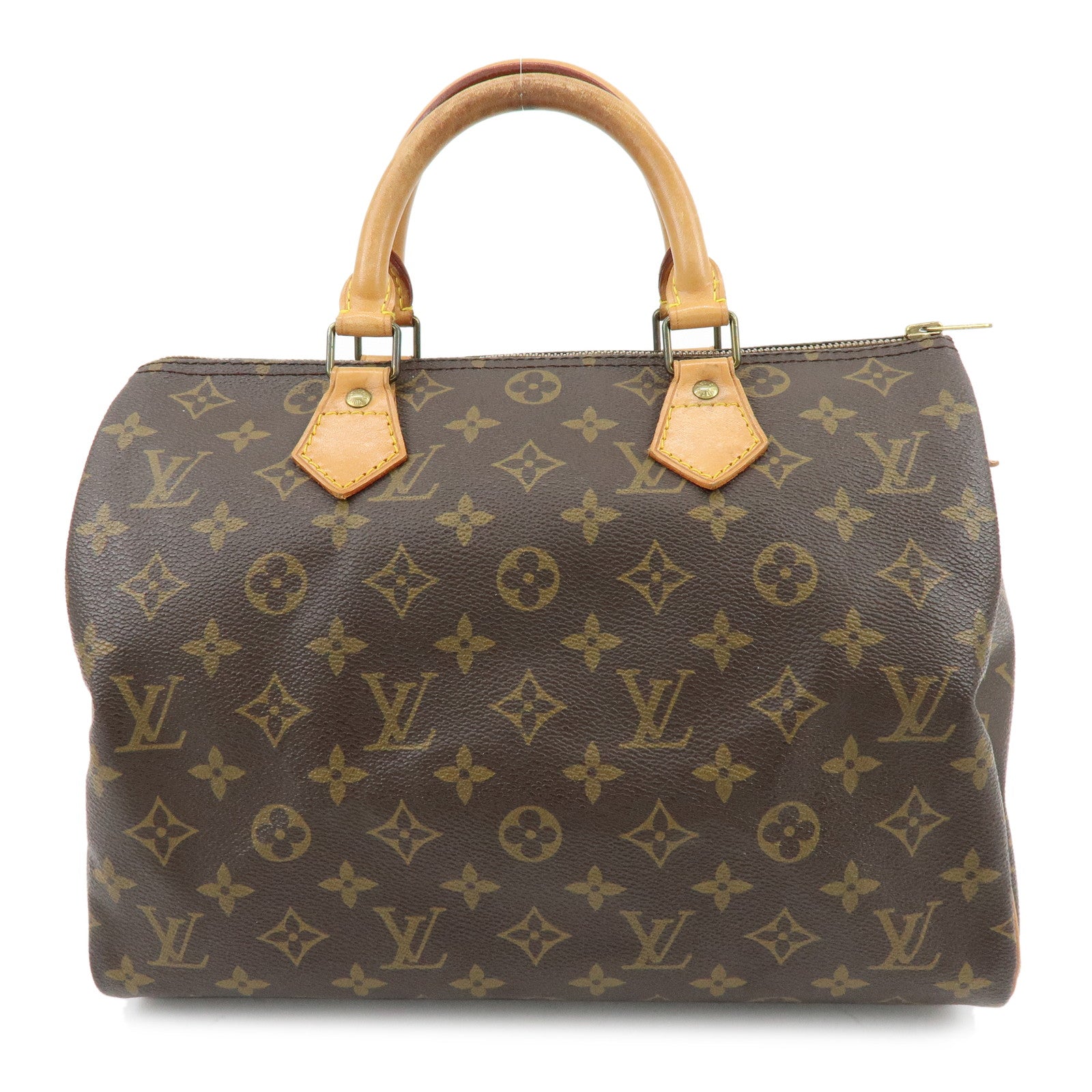 Louis Vuitton Monogram Speedy 30 Boston Bag Hand Bag Brown M41526