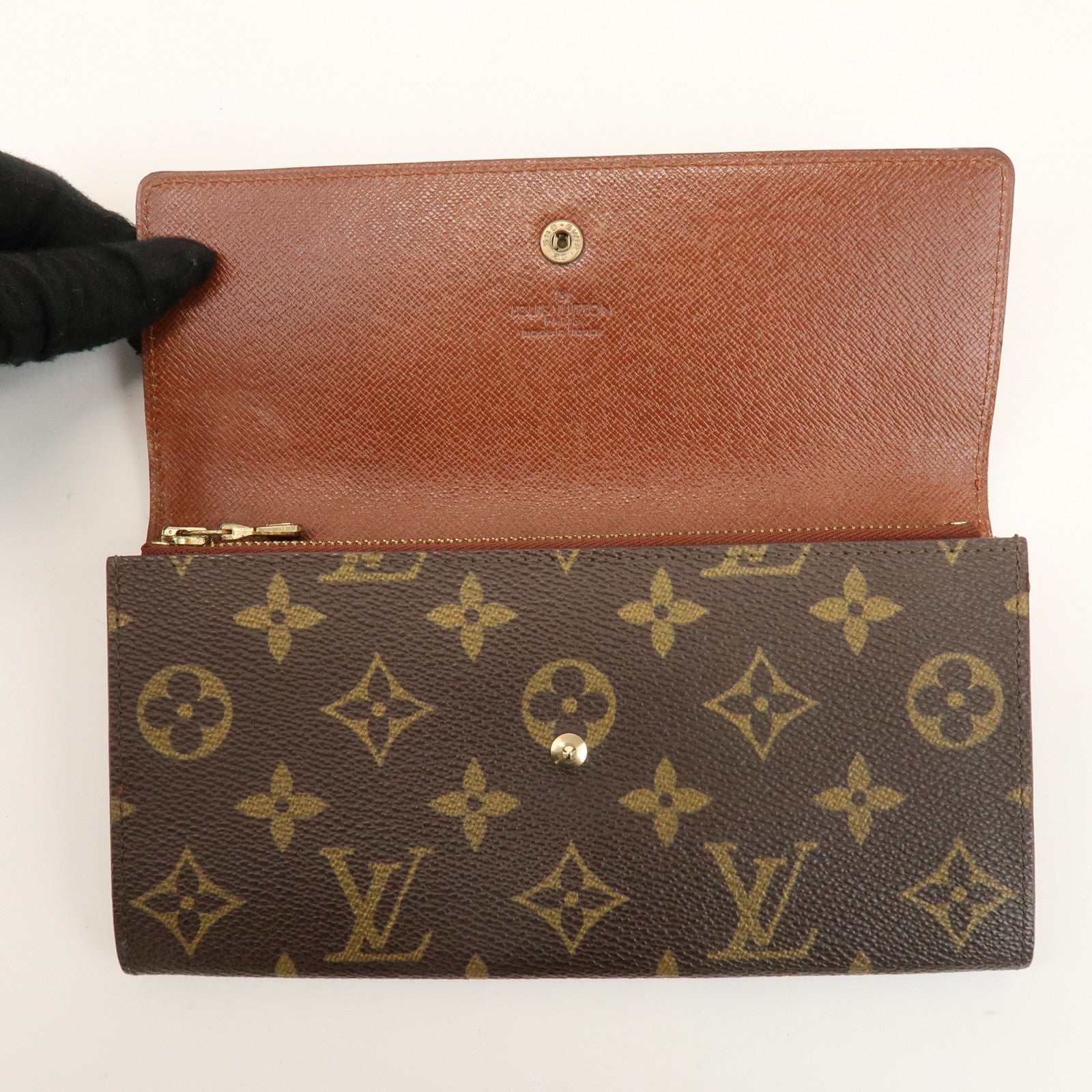 Louis Vuitton Monogram Pochette Porte Monnaie Credit Wallet M61725
