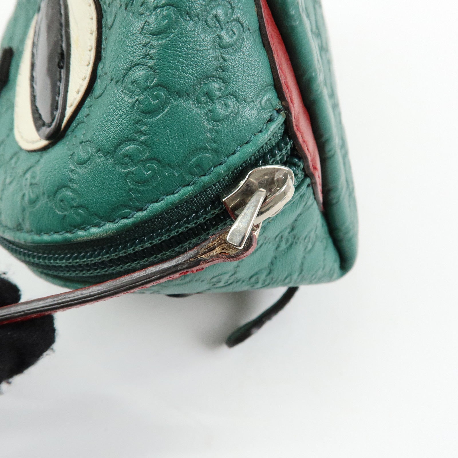 GUCCI Children’s Microguccissima Leather Hand Bag Frog Motif 340620