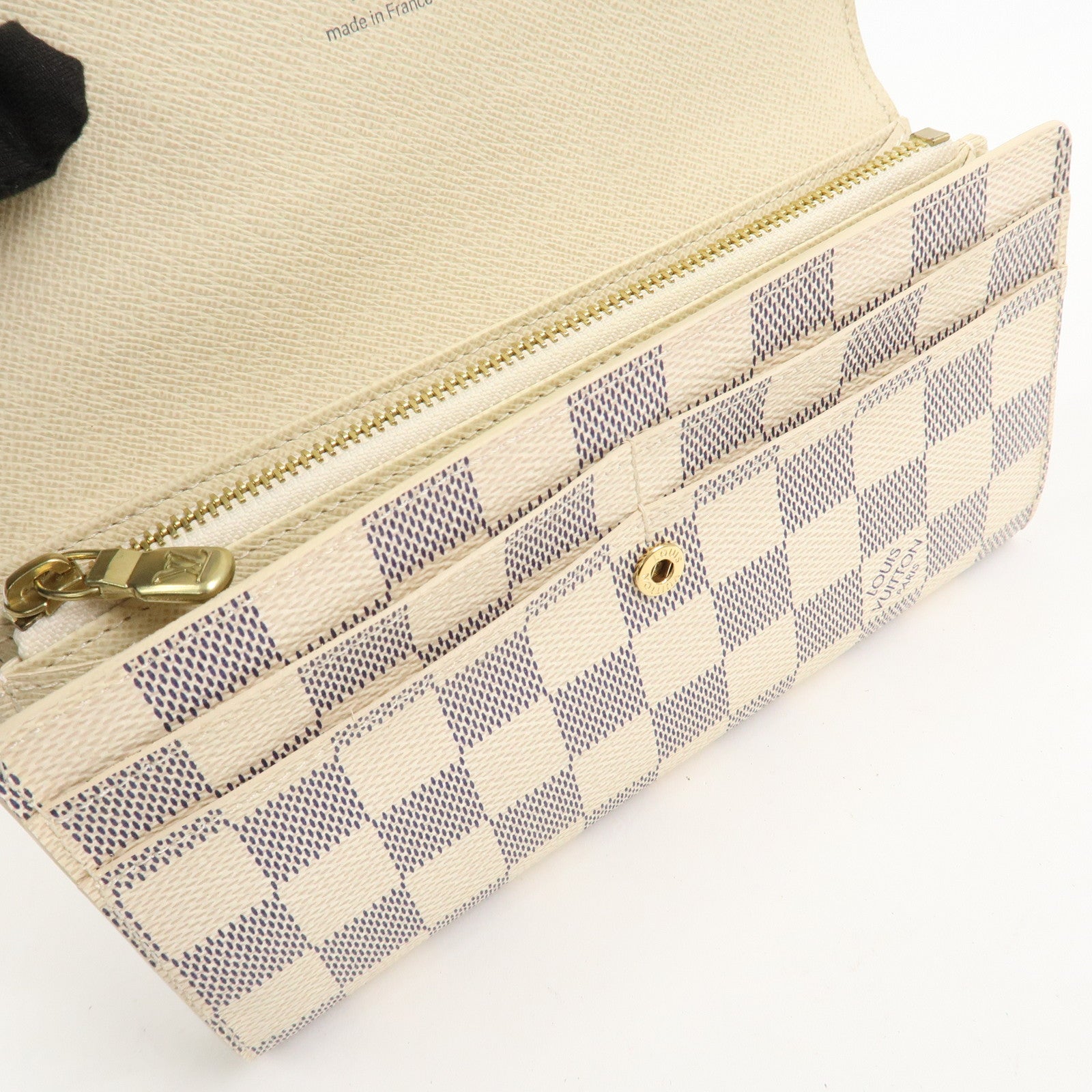 Louis Vuitton Damier Azur Portefeuille Sarah Long Wallet N61735