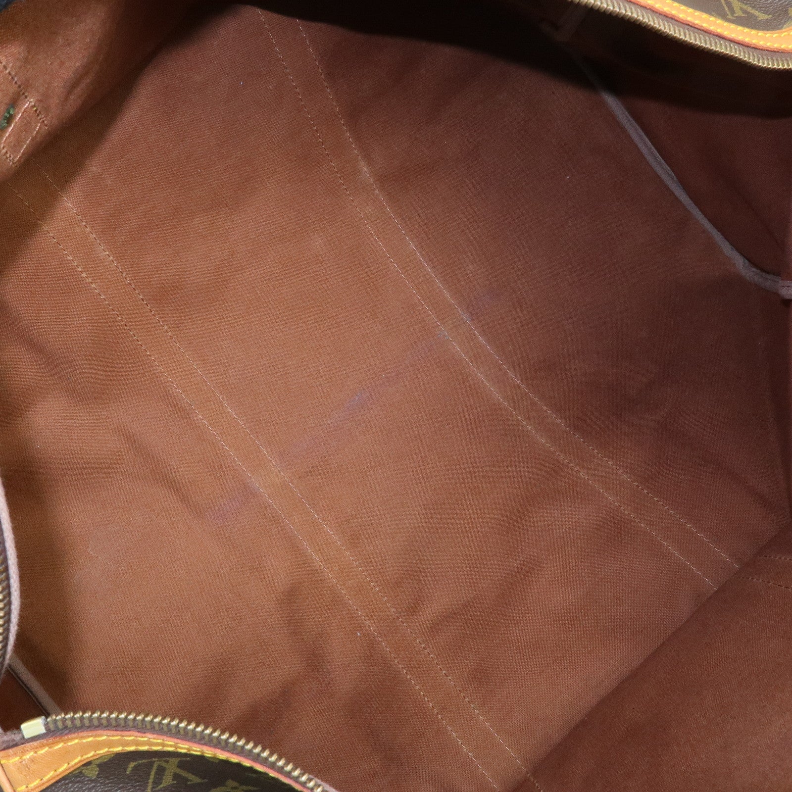 Louis Vuitton Monogram Sac Souple 55 Boston Bag Brown M41622